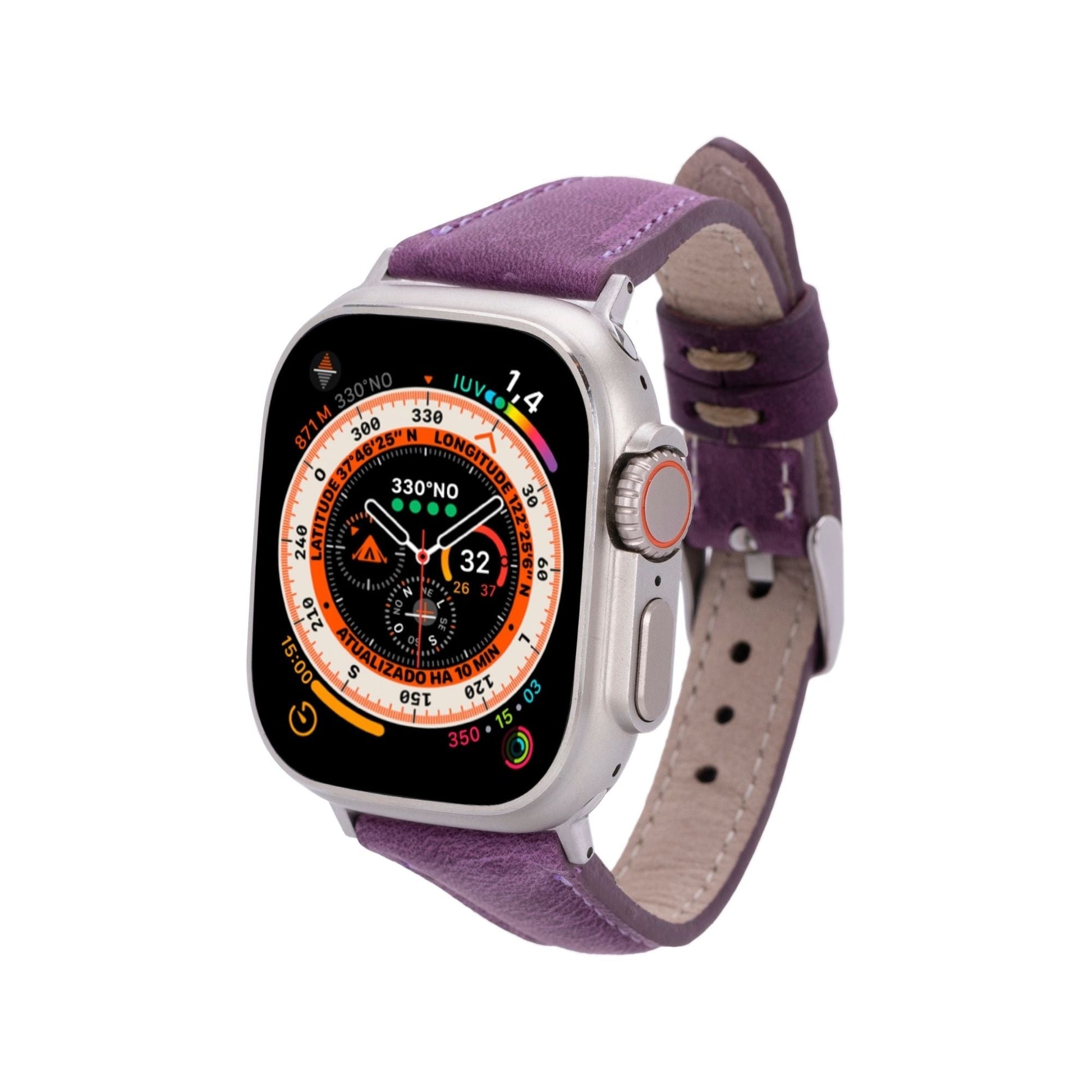 Buford Slim Leather Bands for Apple Watch 9, Ultra 2 & SE - Concordia Style Boutique