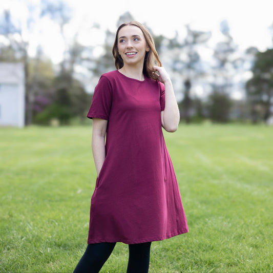 Burgundy Long Tunic