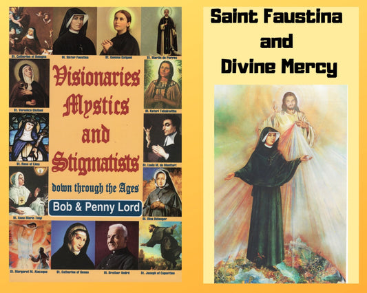 Visionaries Mystics and Stigmatists Book and Companion Saint Faustina DVD Free Shipping