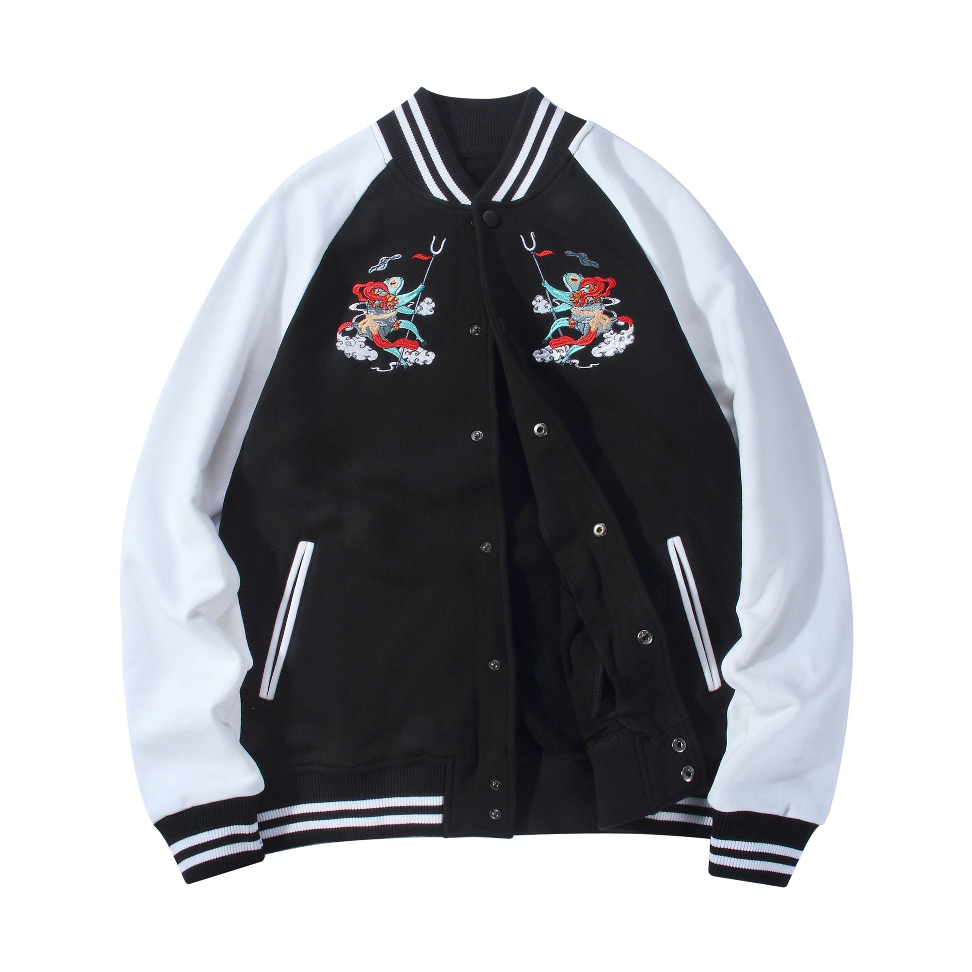 KH3002 Frog Embroidery Jacket - Concordia Style Boutique