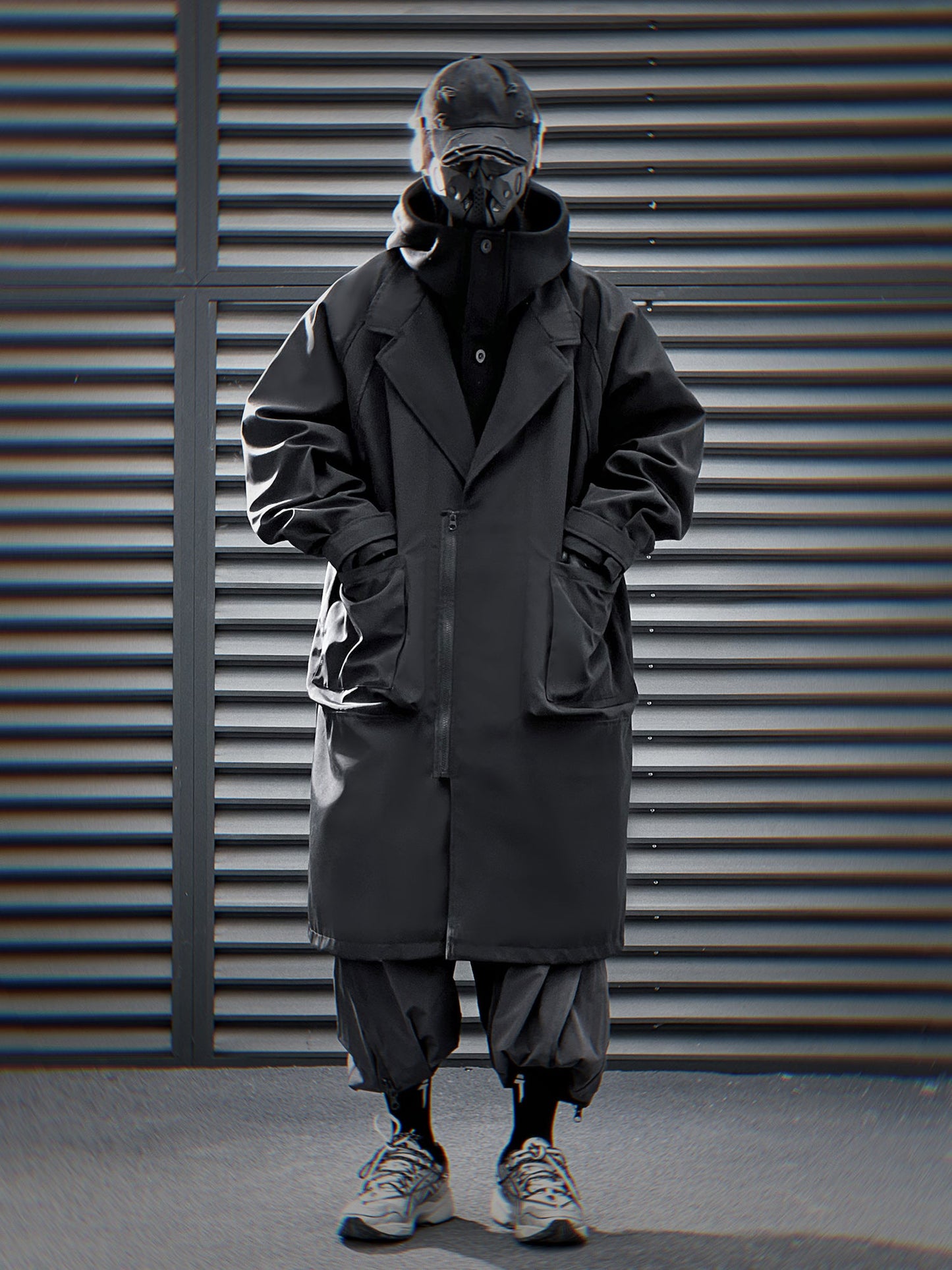 HiJ36 Black Urban Trench Coat - Concordia Style Boutique