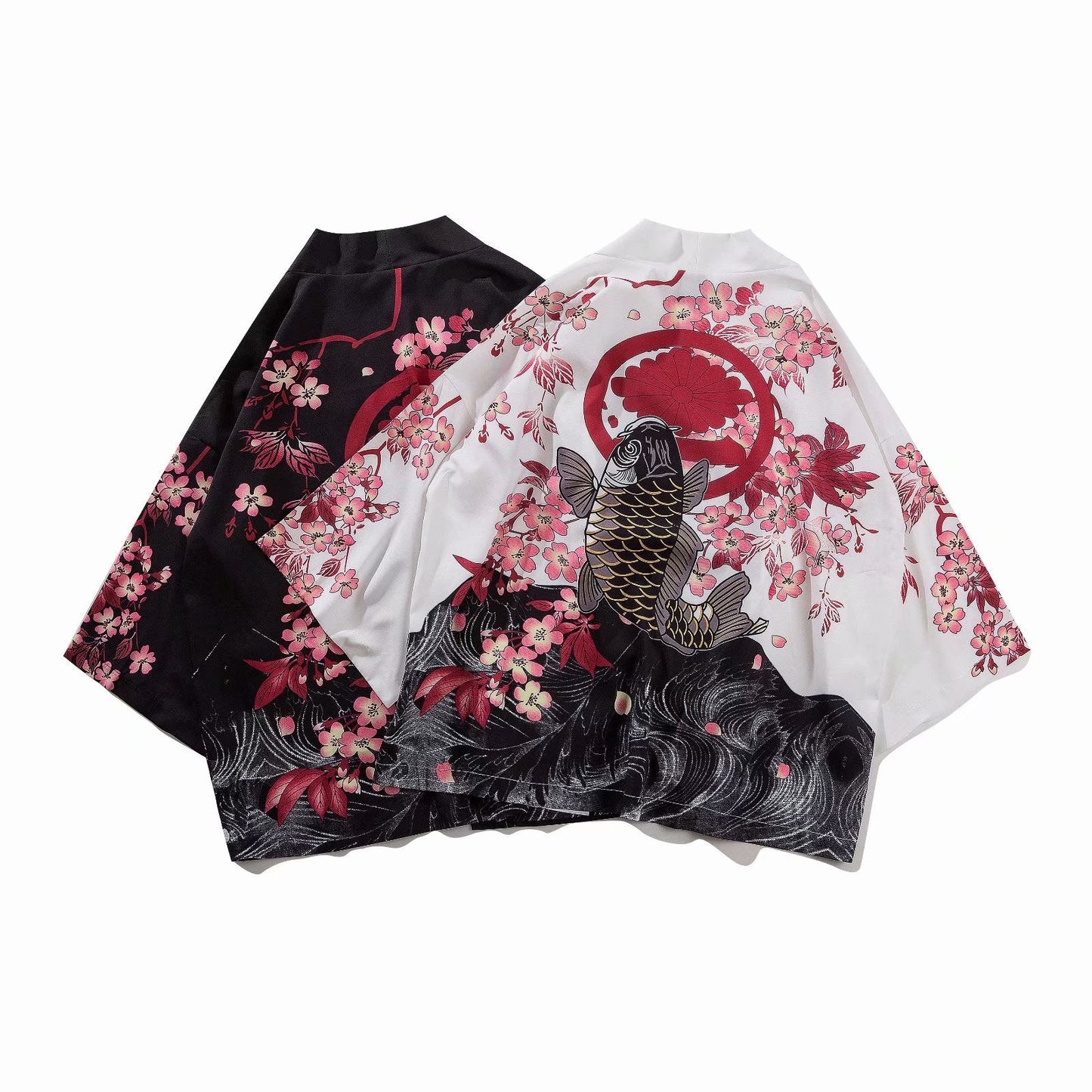 YC70018 Fish in the Pond Kimono - Concordia Style Boutique