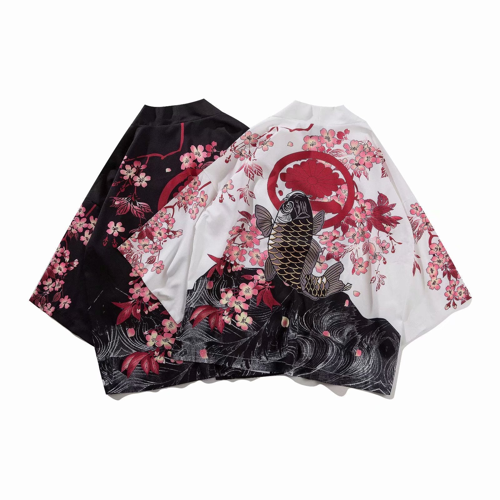 YC70018 Fish in the Pond Kimono - Concordia Style Boutique