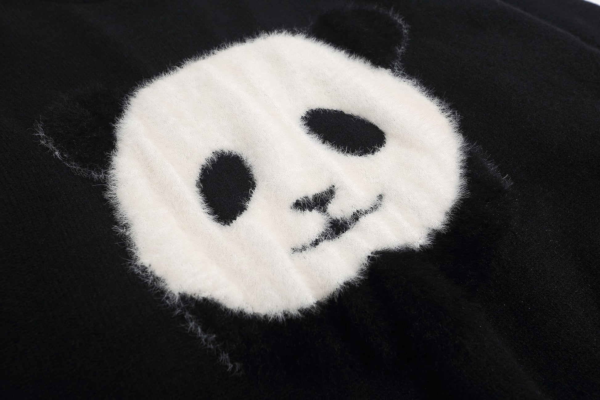 YE429 Furry Panda Crew - Concordia Style Boutique