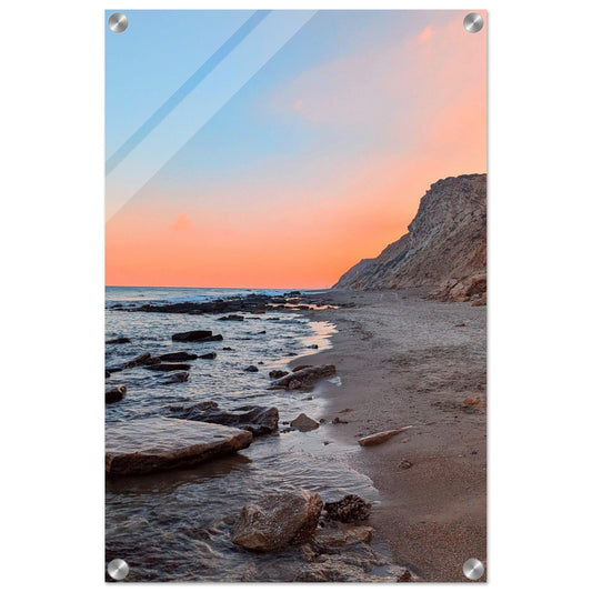 "Mediterranean Sunset" - Acrylic Print