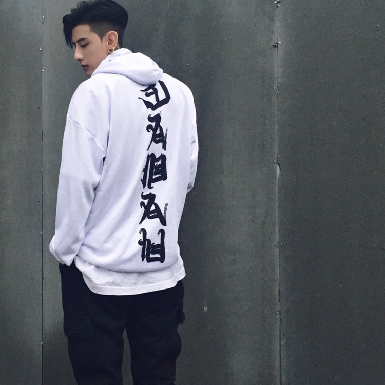 YEH3 White Japanese Demon Hoodie - Concordia Style Boutique
