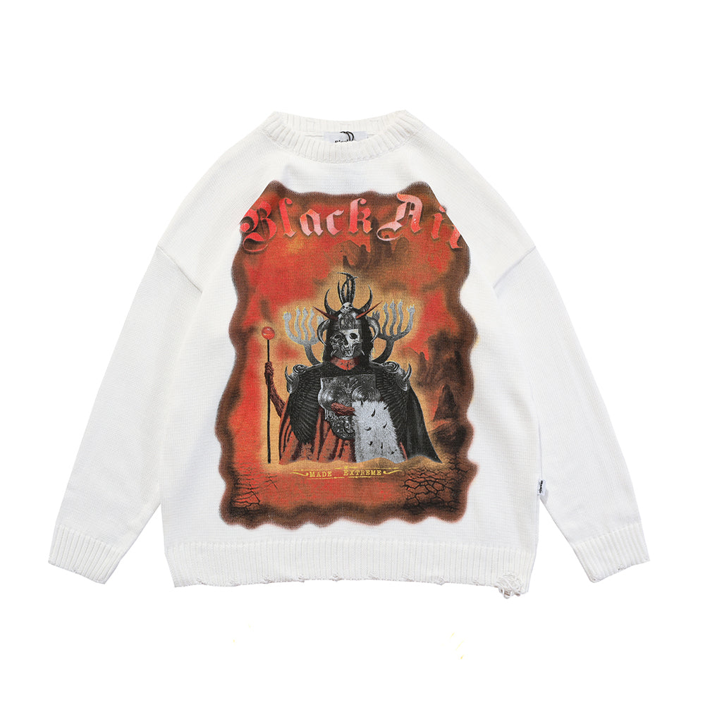 Extreme Dark Demon Knit Sweater - Concordia Style Boutique