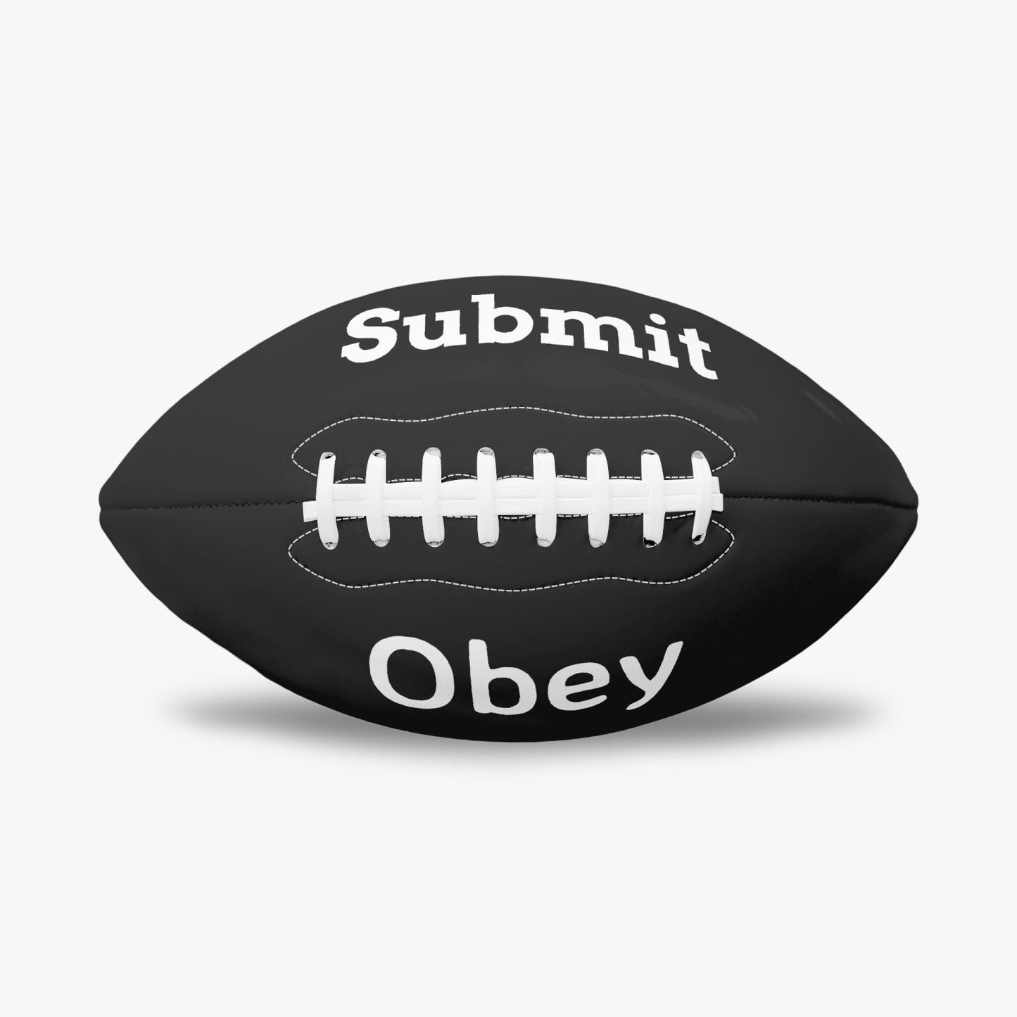 American Football - Only Two Panel Printed - Obey and Submit - Premium American Football from Concordia Style Boutique - Just $29! Shop now at Concordia Style Boutique