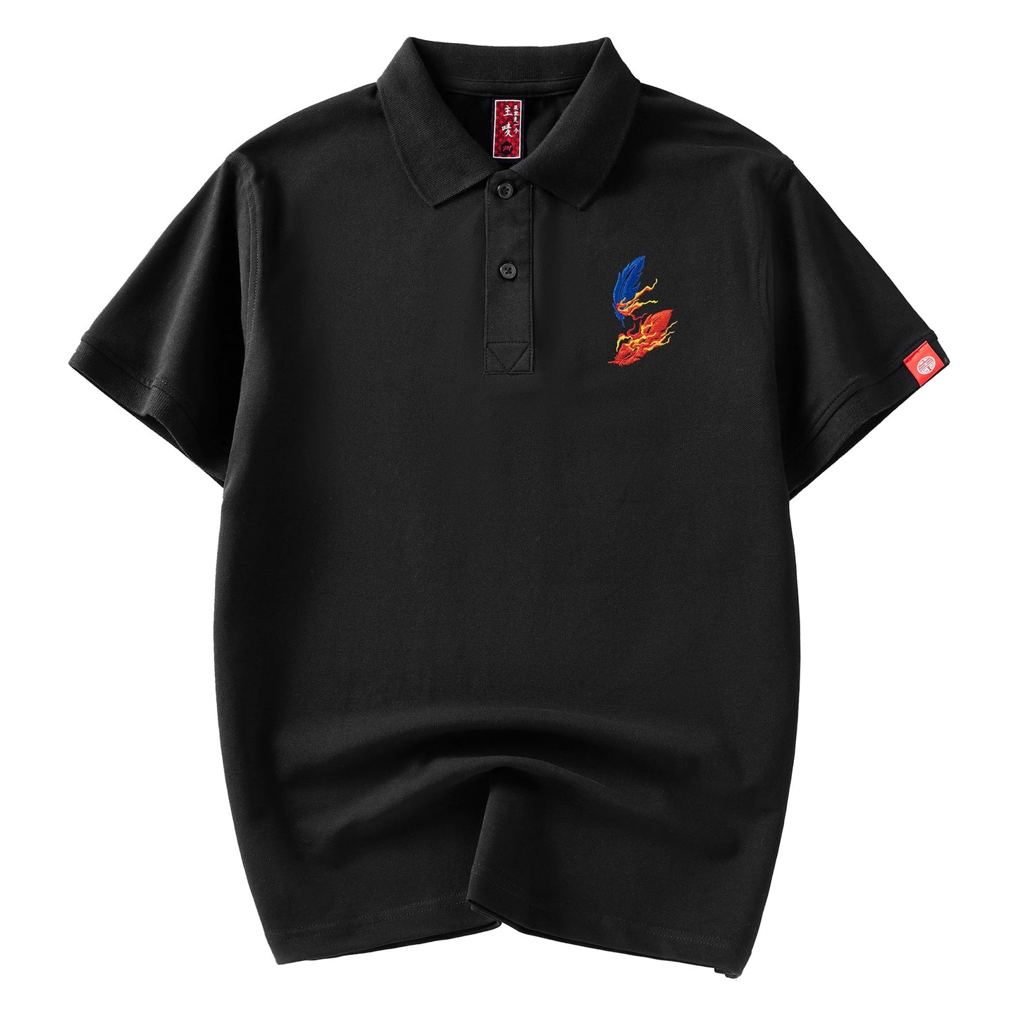 Flying Phoenix Embroidery Polo - Concordia Style Boutique