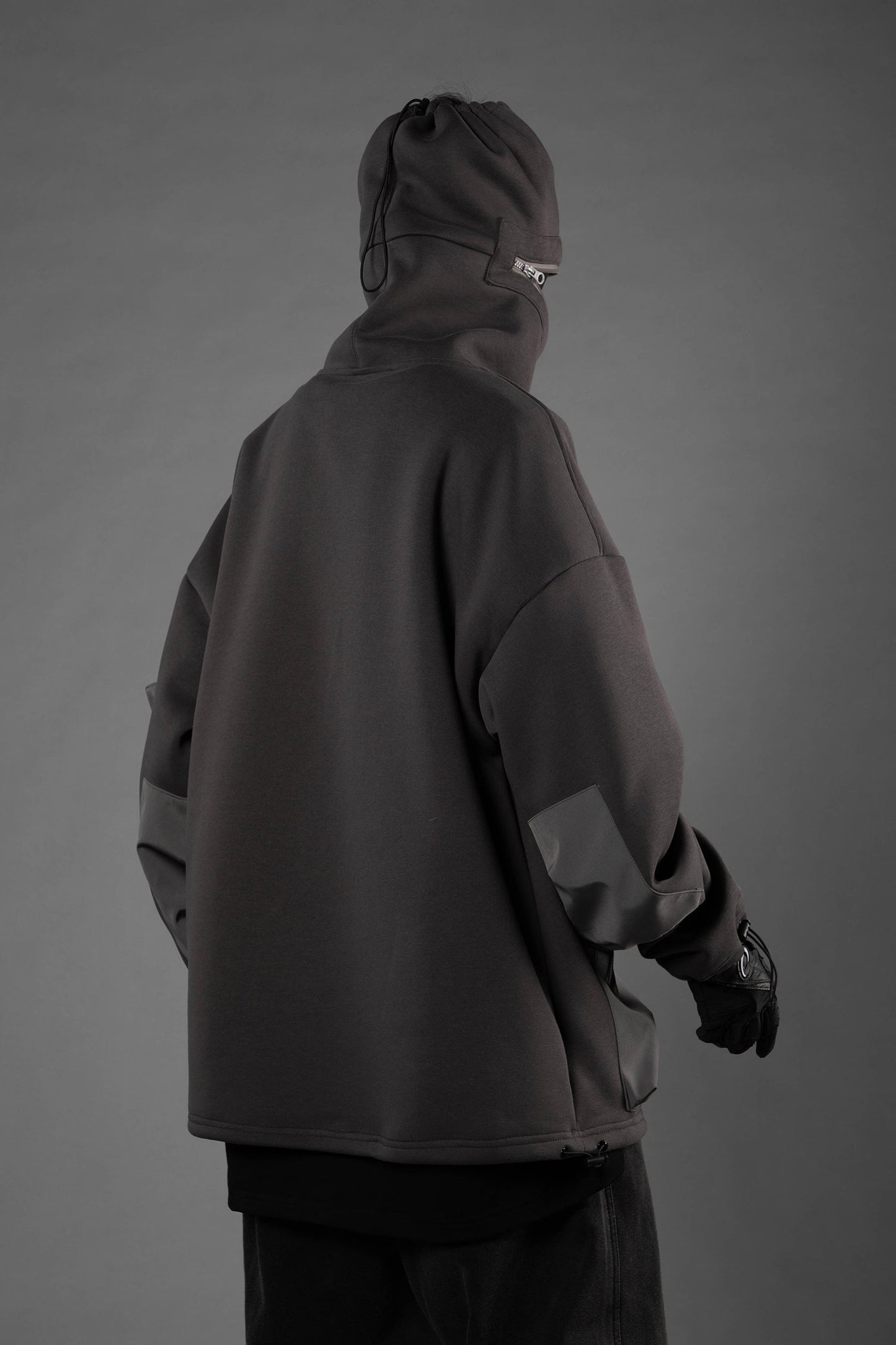 HiH33 Grey Utility Hoodie - Concordia Style Boutique