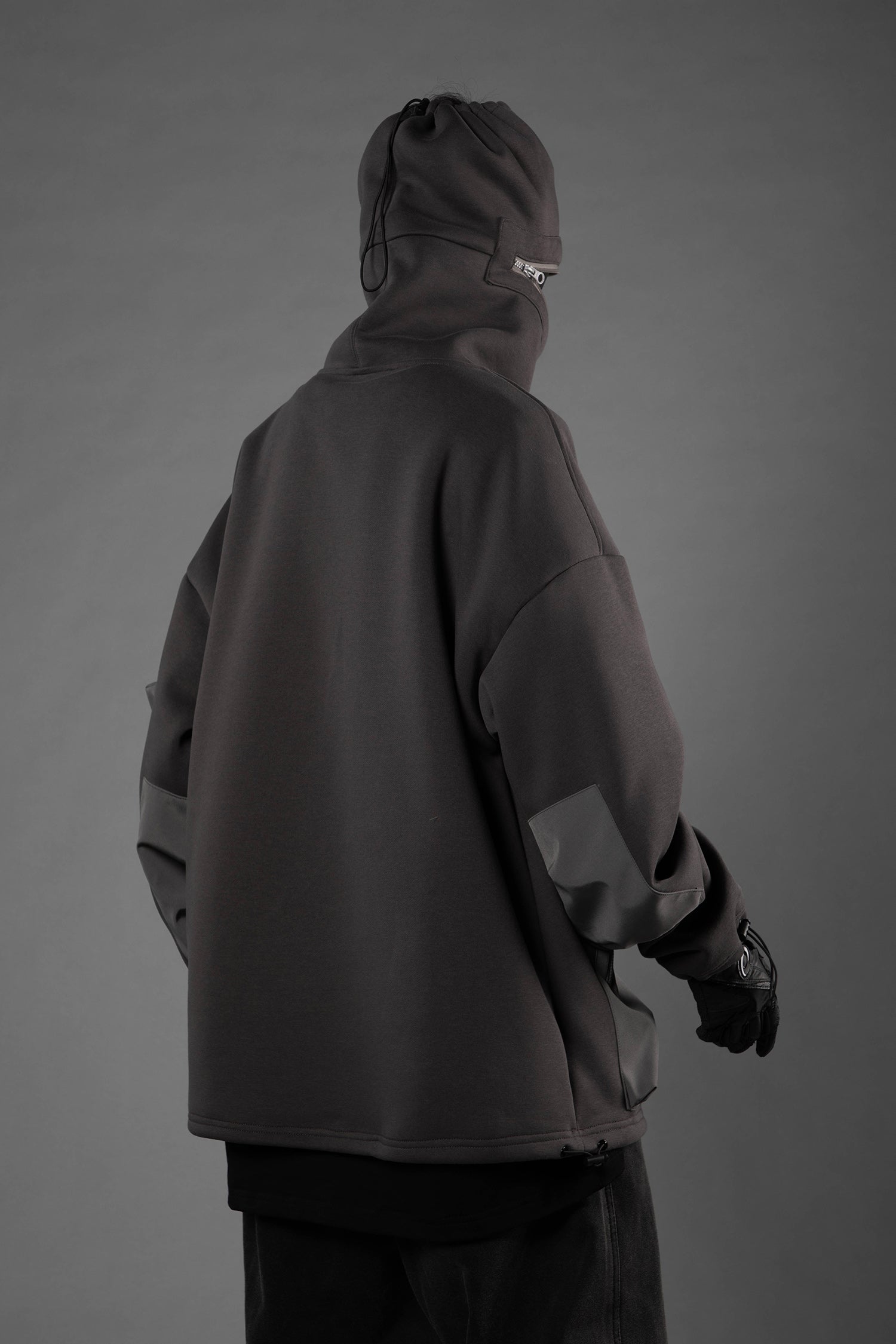 HiH33 Grey Utility Hoodie - Concordia Style Boutique