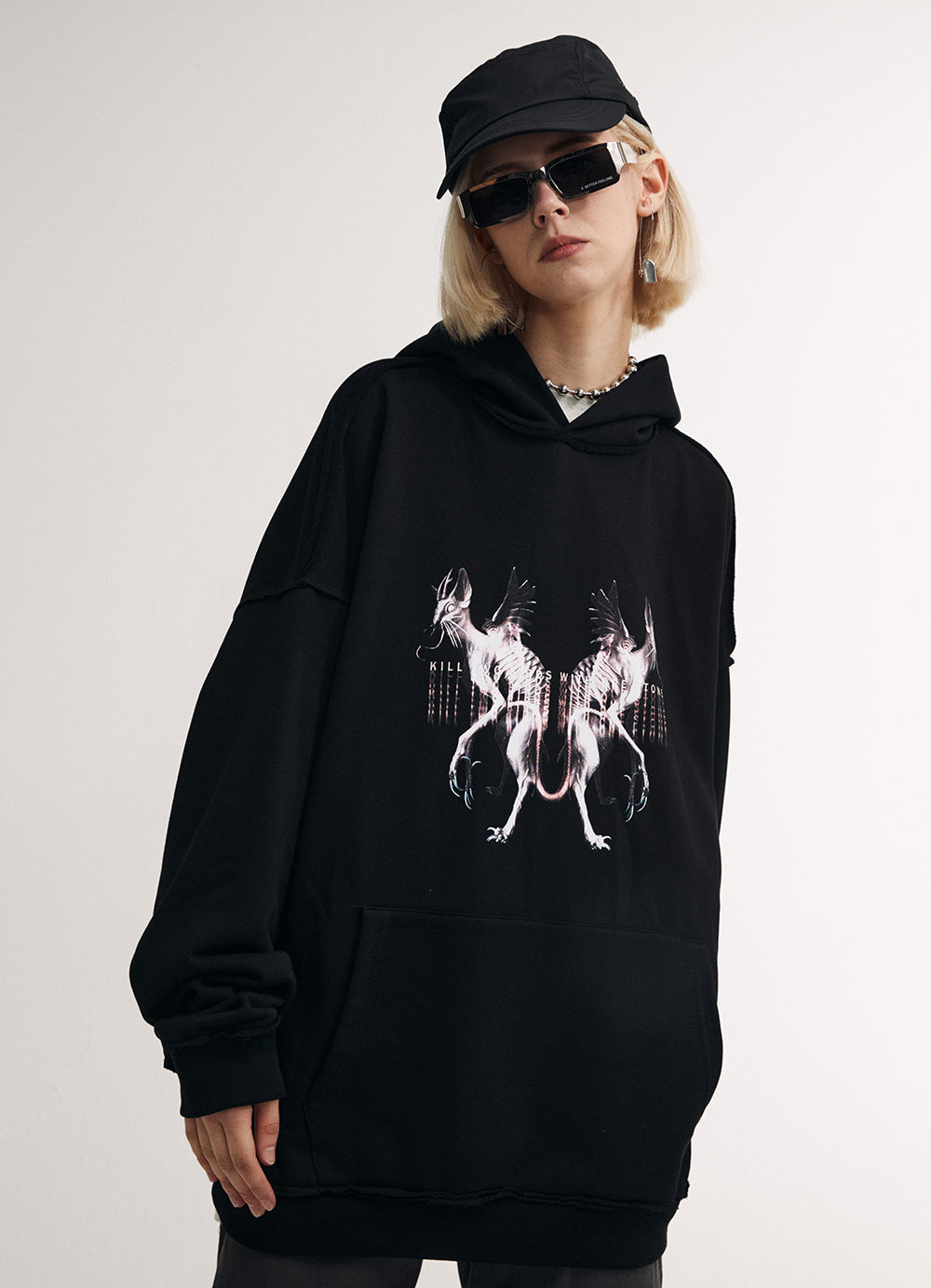 Flying Devil Cats Hoodie - Concordia Style Boutique