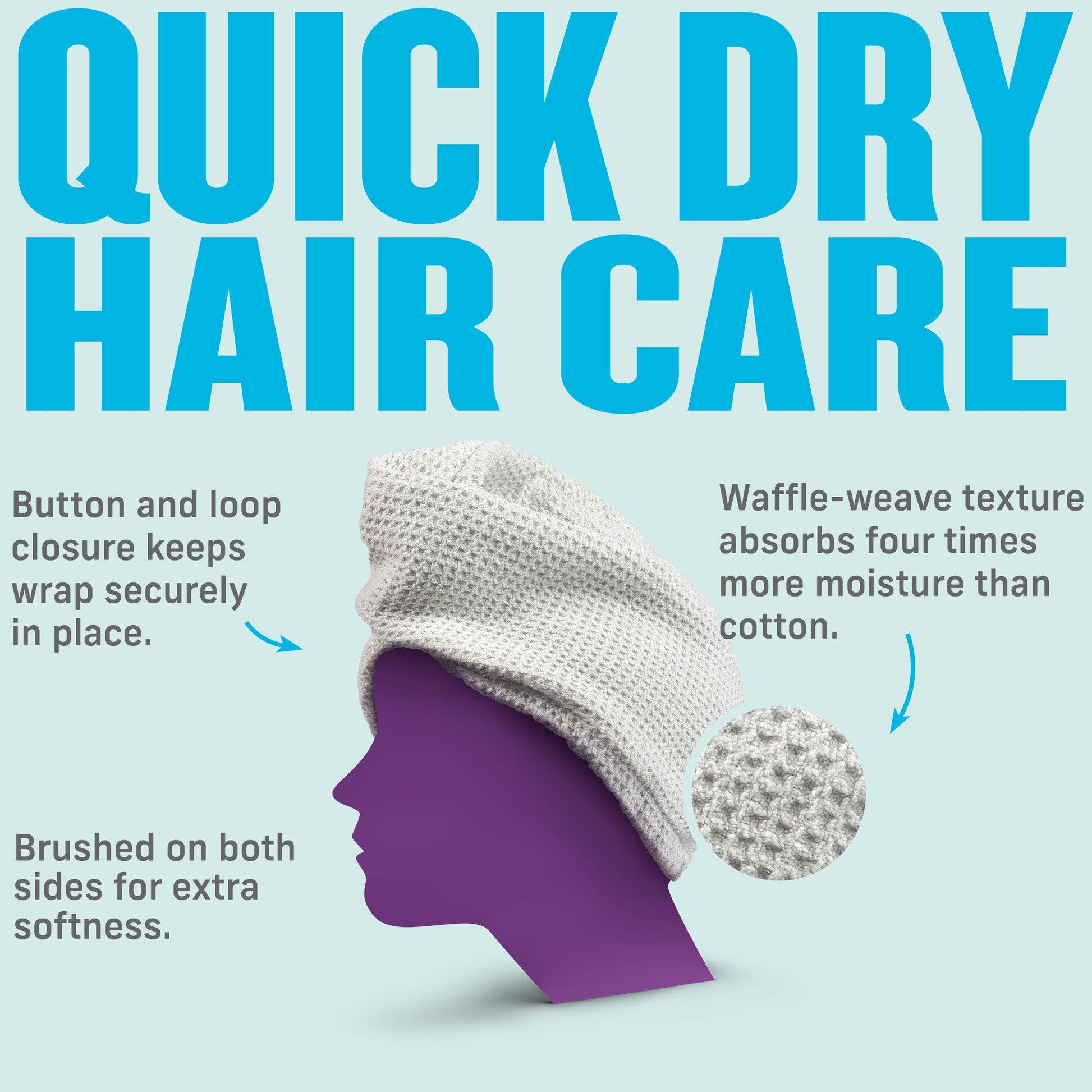 Quick-Dry Hair Wrap - Concordia Style Boutique
