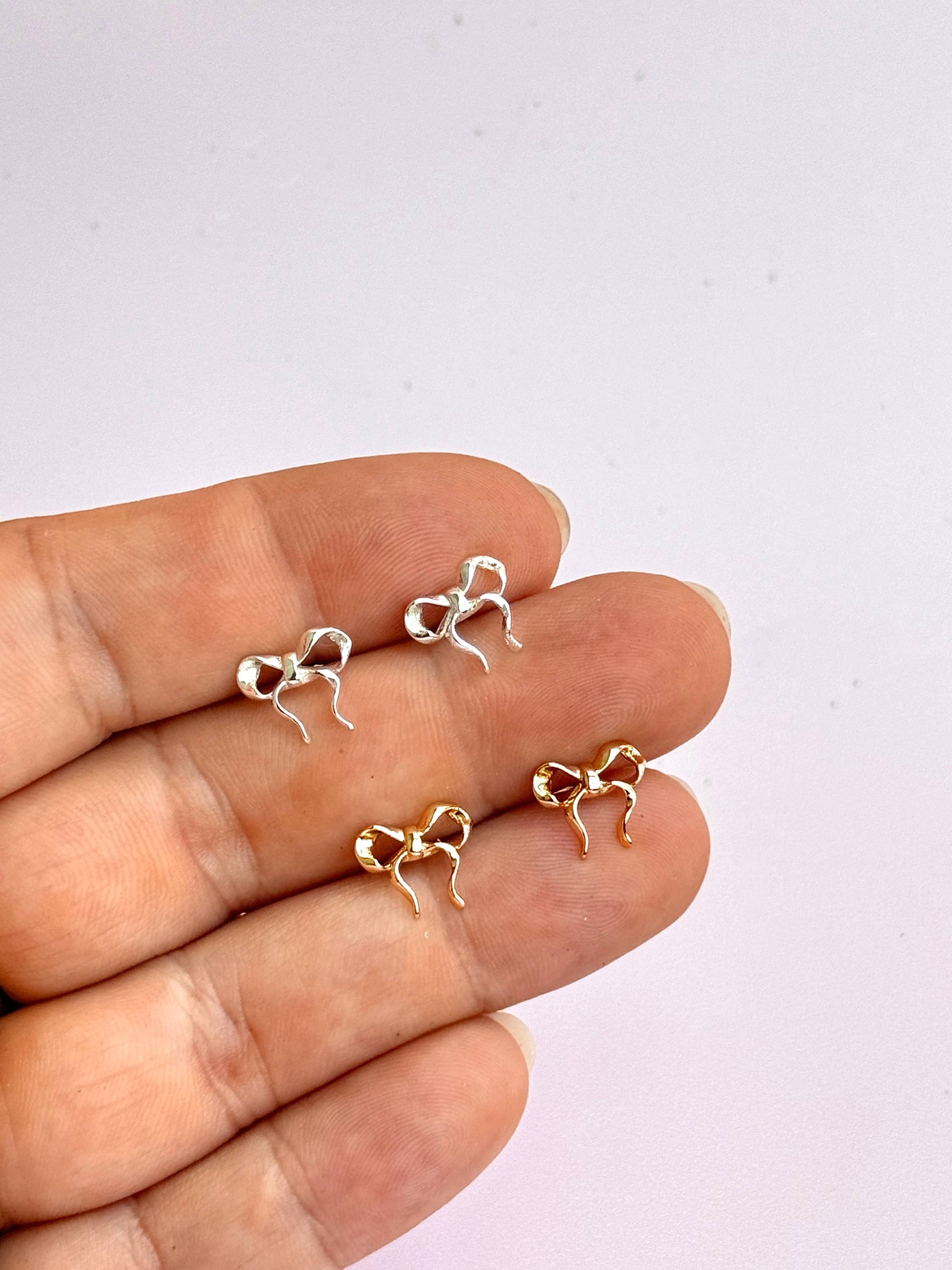 Sweetheart Bow Studs - Concordia Style Boutique