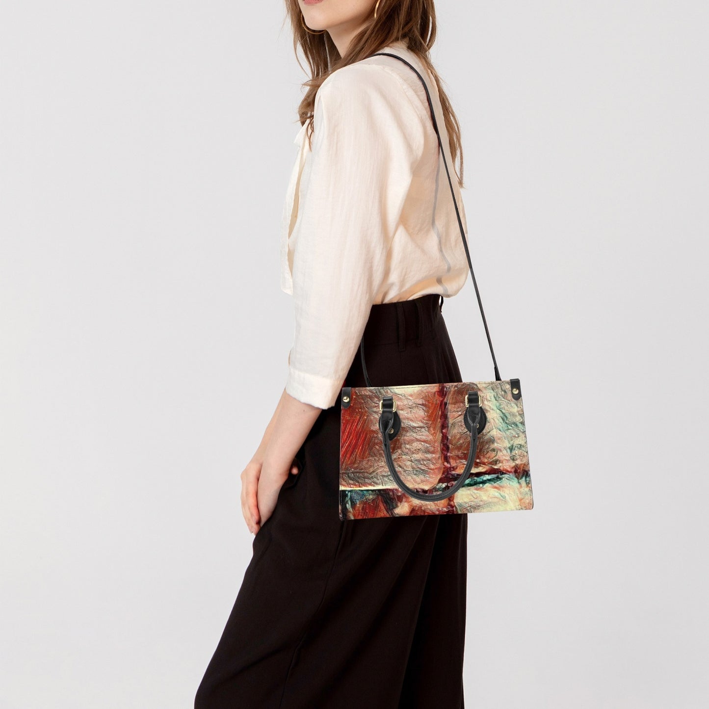 Square Dance -  Tote Bag - Long Strap and Inner Bag - Premium New Arrival from Concordia Style Boutique - Just $28! Shop now at Concordia Style Boutique