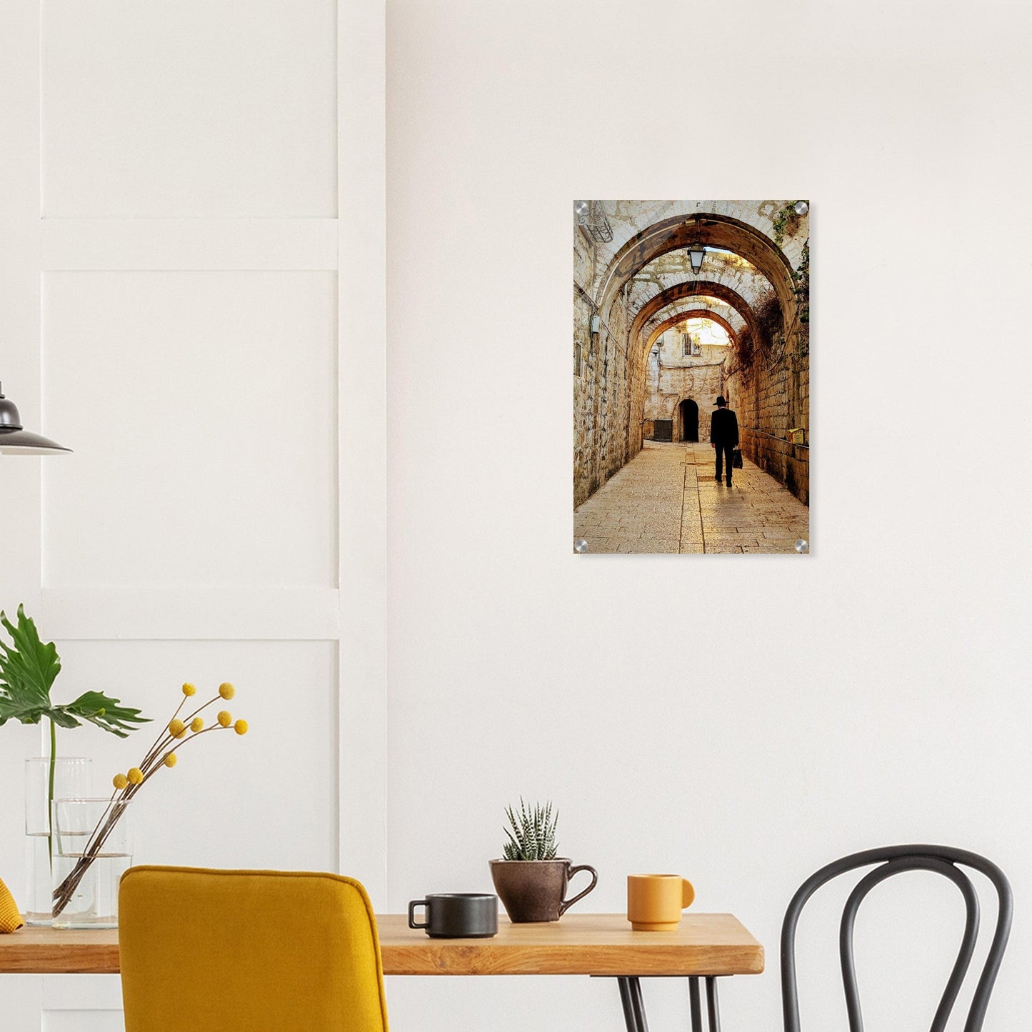 "Walk Through the Ancient Pathways of Jerusalem" Acrylic Print