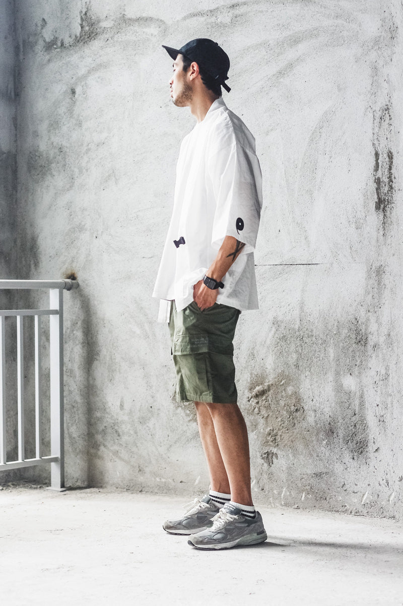 White Magatama Kimono Shirt - Concordia Style Boutique