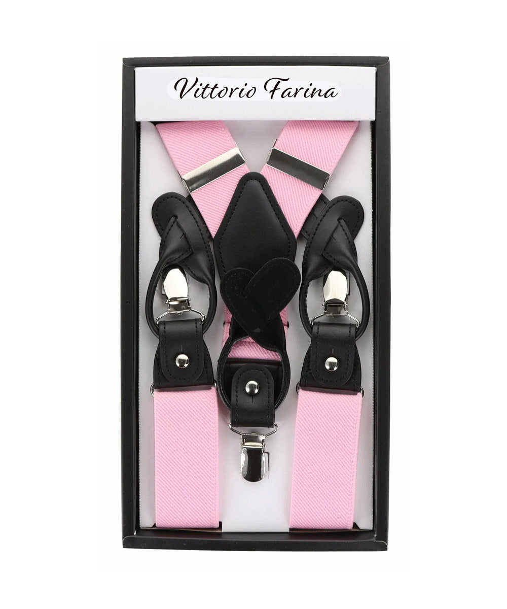 Vittorio Farina Men's Convertible Suspender in Gift Box: 70% Polyester & 30% Elastomer - Concordia Style Boutique
