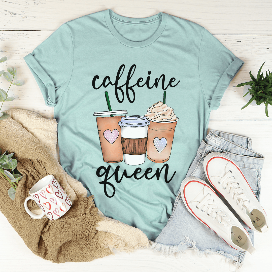 Caffeine Queen Tee - Concordia Style Boutique