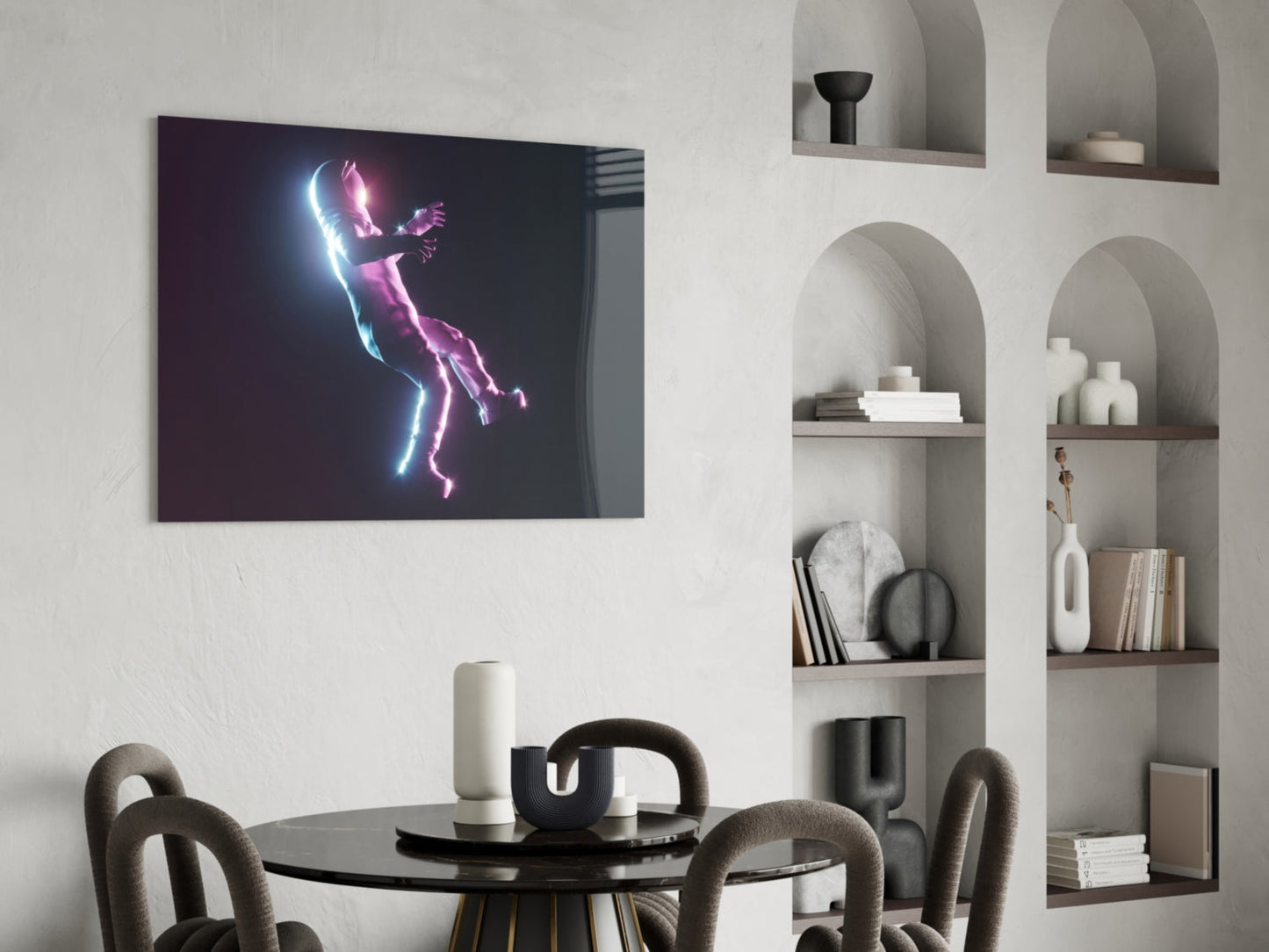 Astronaut Glass Wall Art