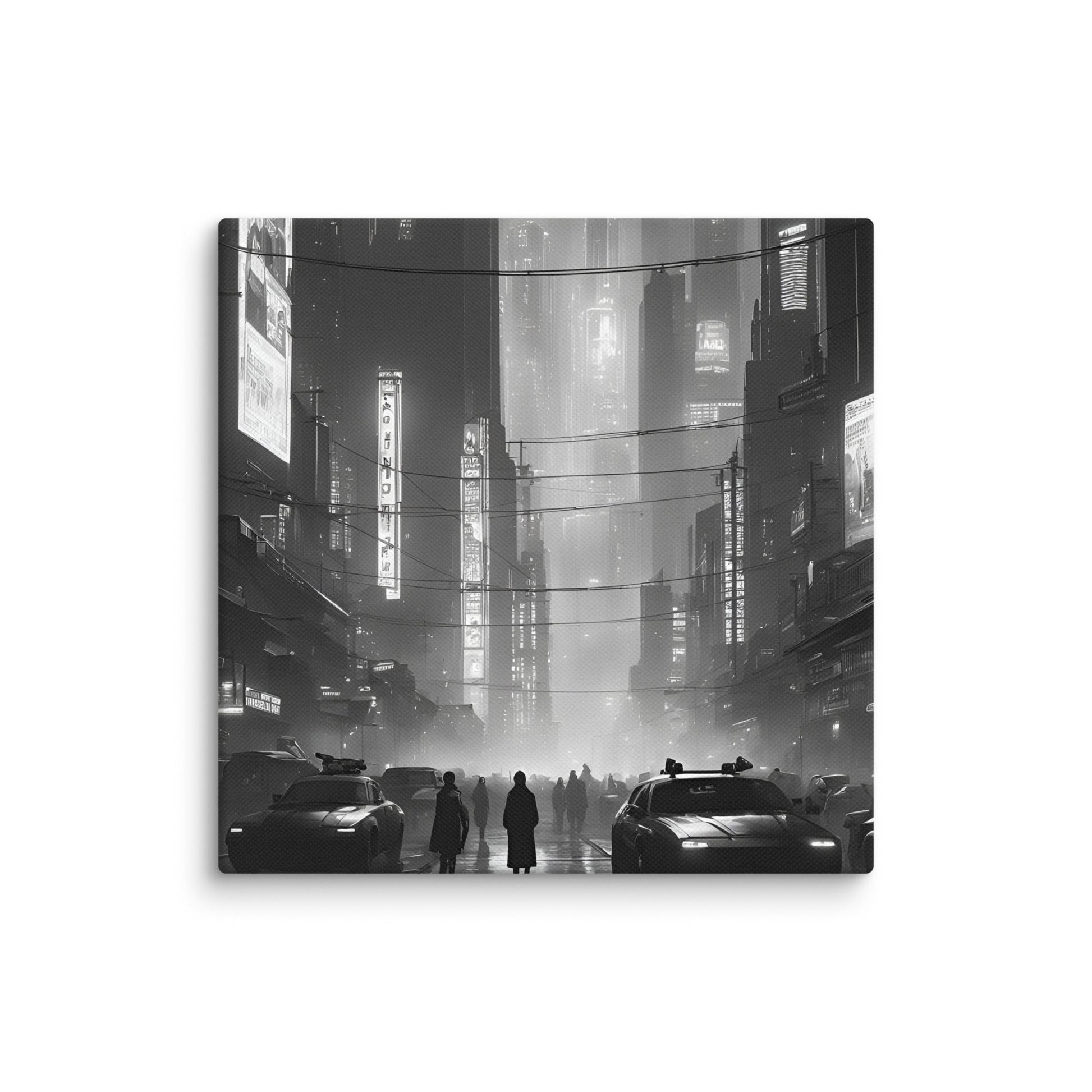 Synthwave City 14 Canvas - Concordia Style Boutique