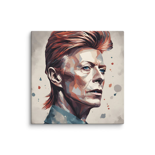 David Bowie Portait on Canvas - Concordia Style Boutique