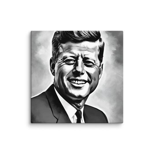 John F. Kennedy Portait on Canvas - Concordia Style Boutique