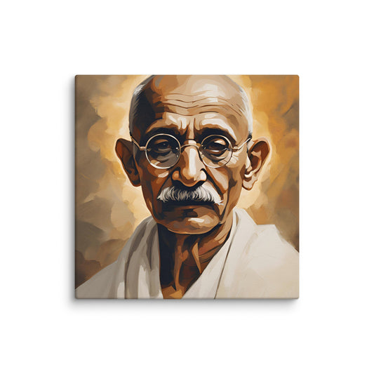 Mahatma Gandhi Portait on Canvas - Concordia Style Boutique