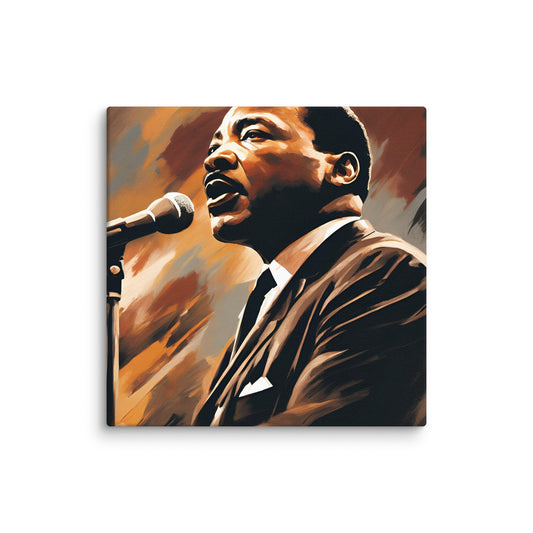 Martin Luther King Jr. Portait on Canvas - Concordia Style Boutique