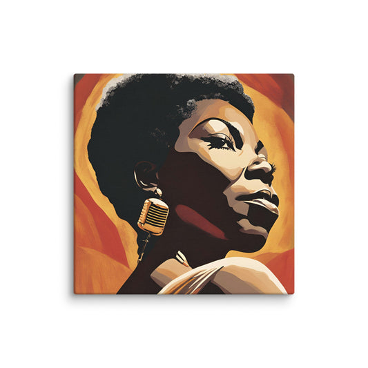 Nina Simone Portait on Canvas - Concordia Style Boutique