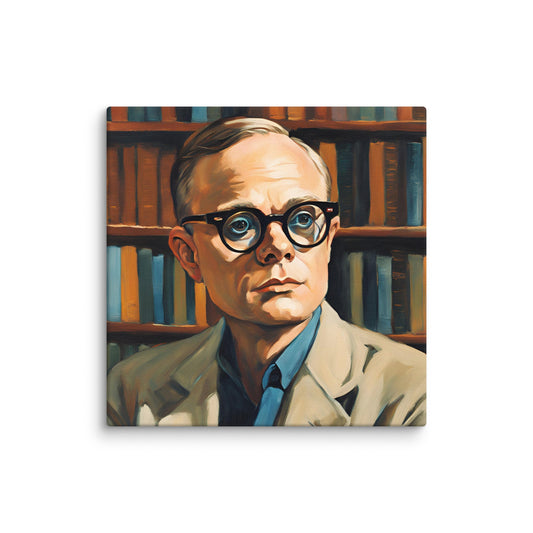 Truman Capote Portait on Canvas - Concordia Style Boutique
