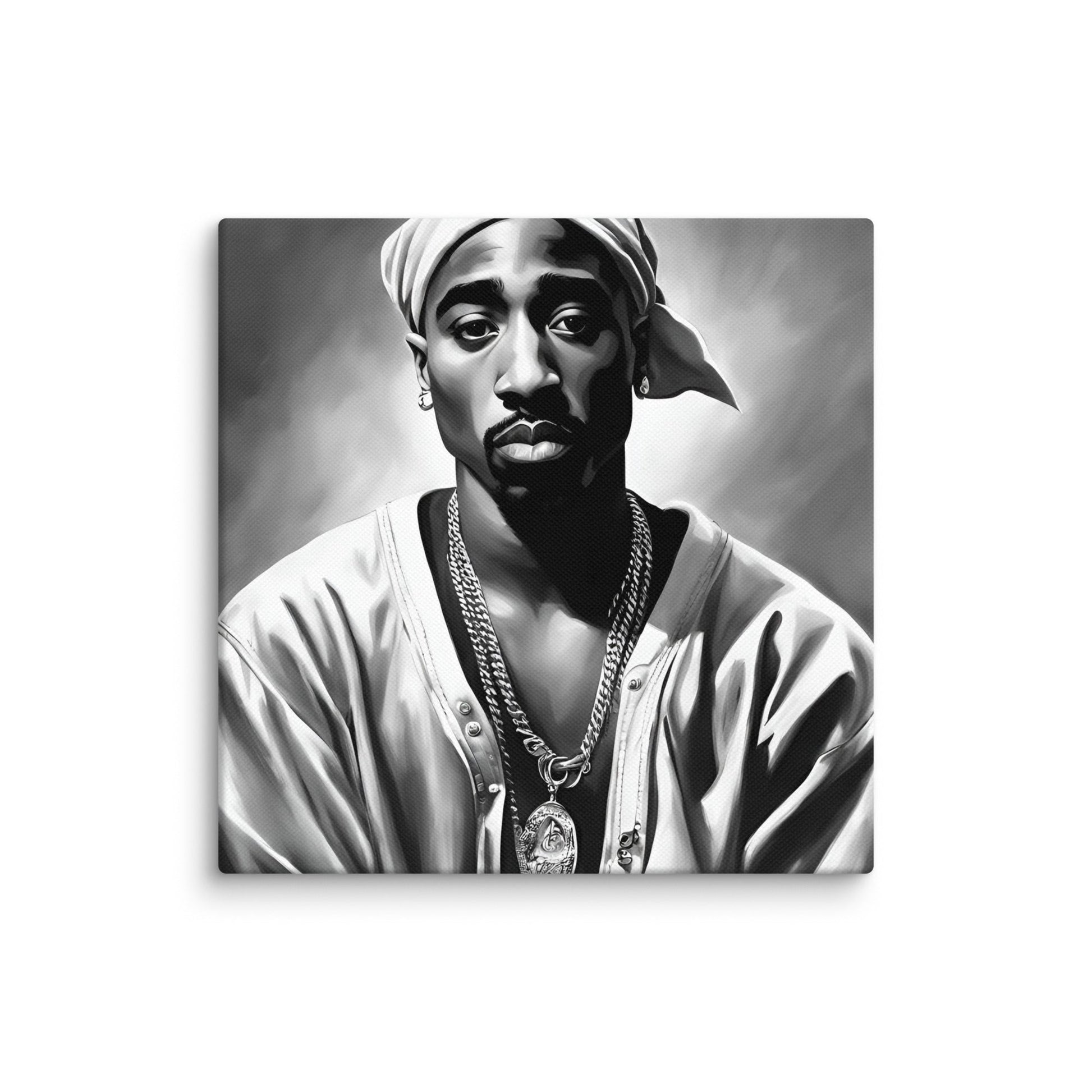 Tupac Portait on Canvas - Concordia Style Boutique