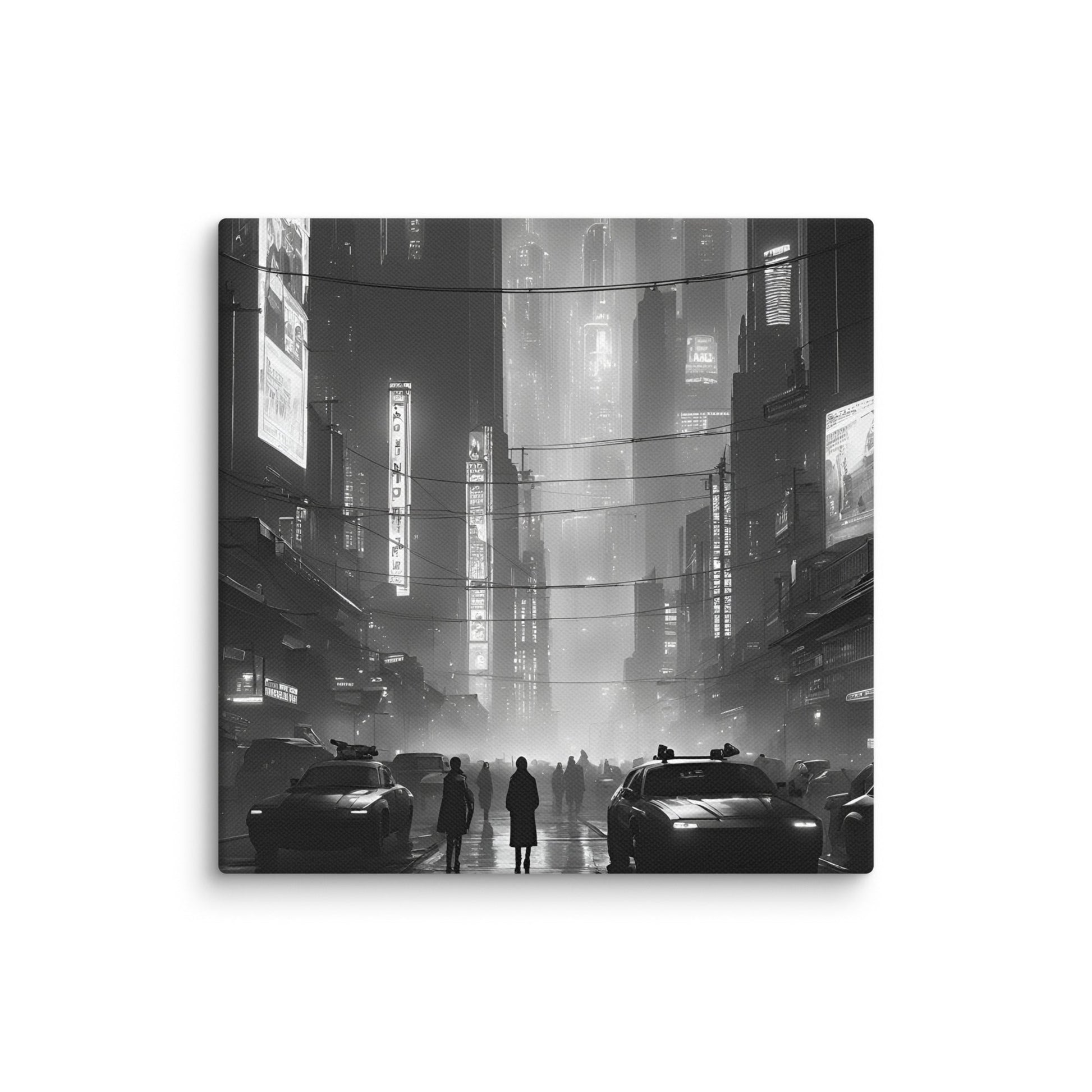 Synthwave City 14 Canvas - Concordia Style Boutique