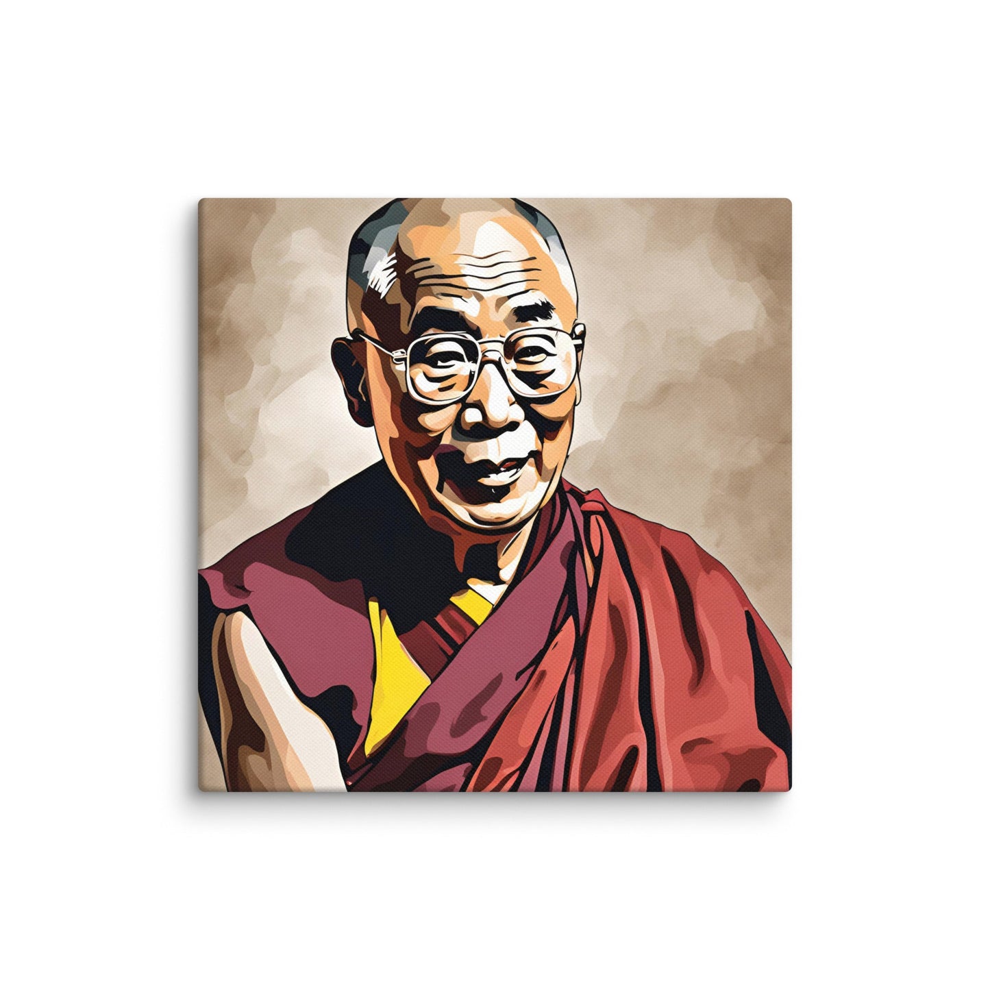 Dalai Lama Portait on Canvas - Concordia Style Boutique