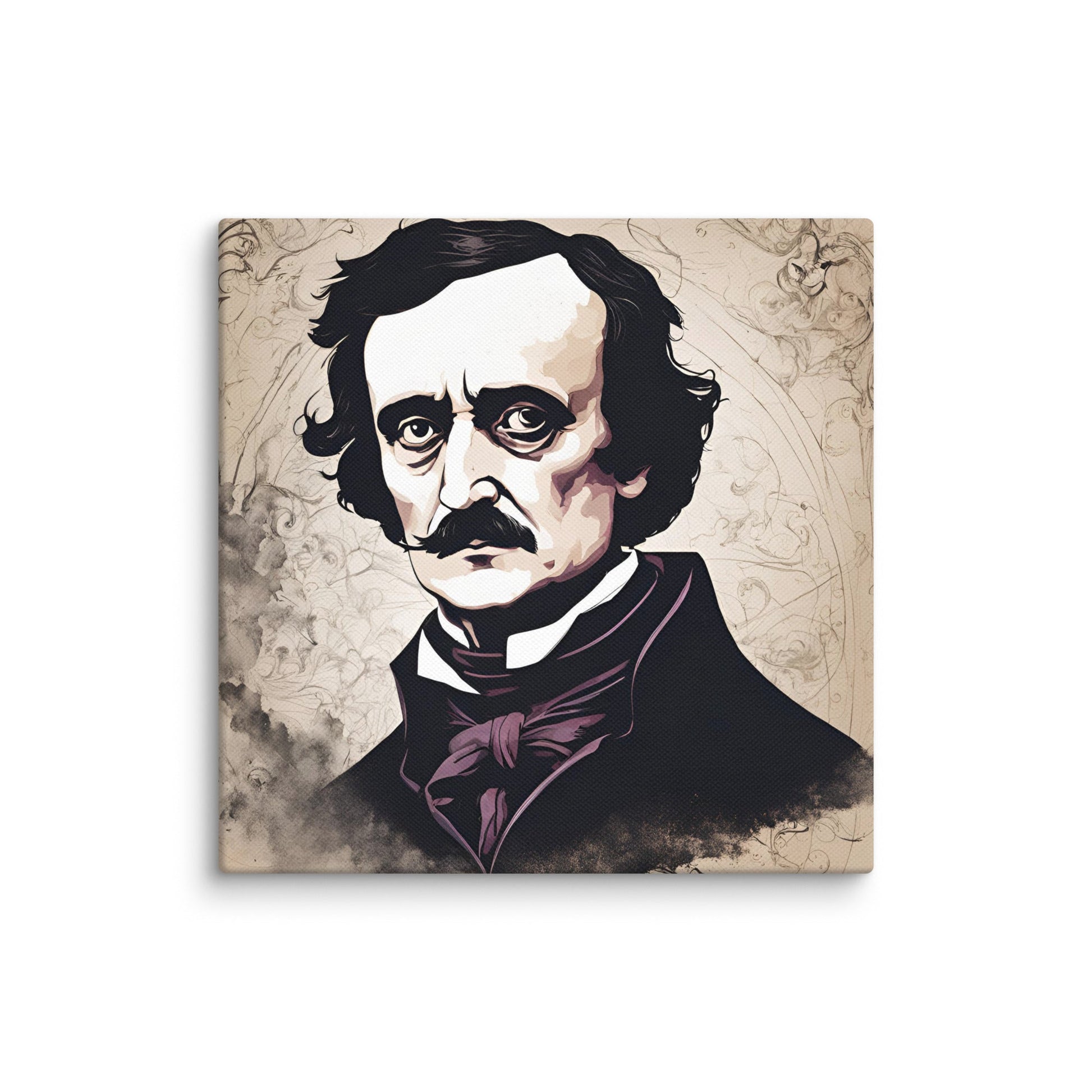 Edgar Allen Poe Portait on Canvas - Concordia Style Boutique