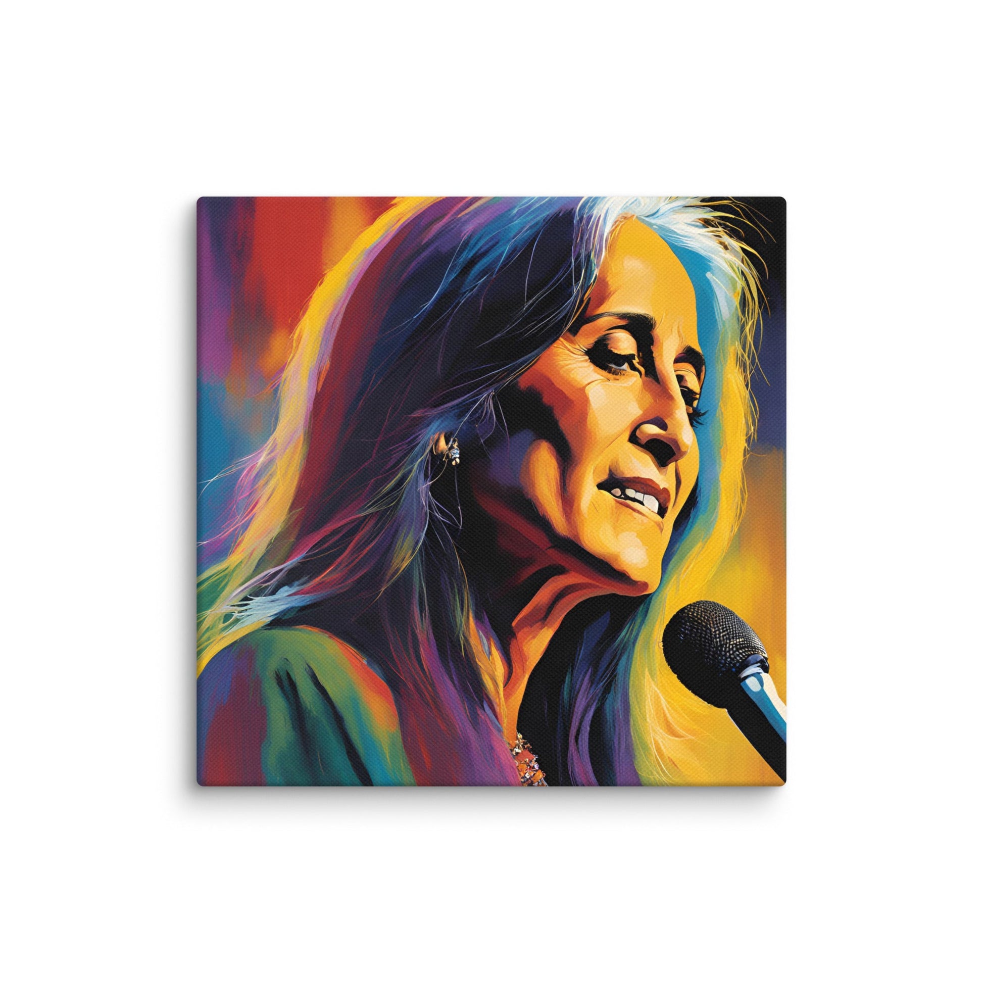 Joan Baez Portait on Canvas - Concordia Style Boutique