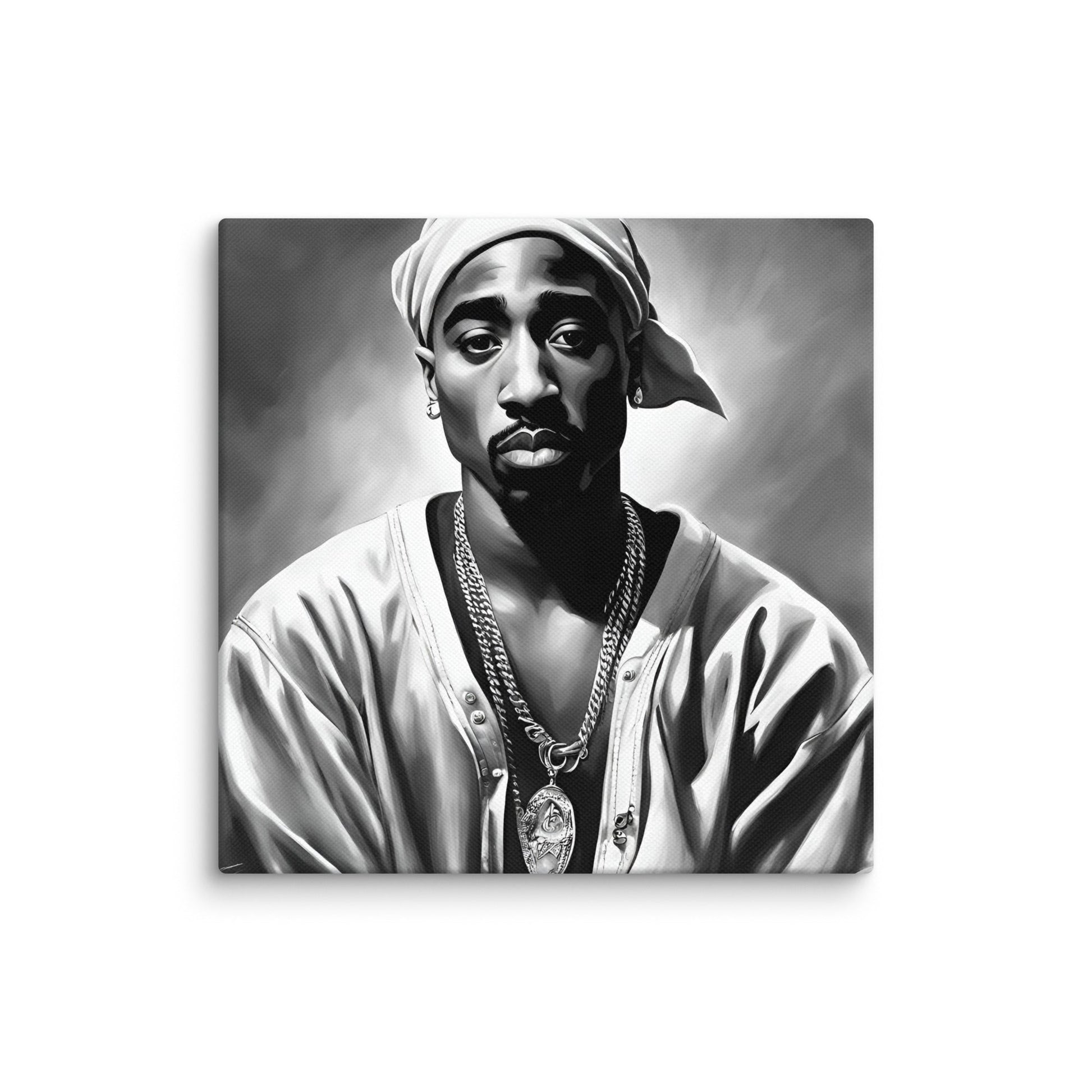 Tupac Portait on Canvas - Concordia Style Boutique