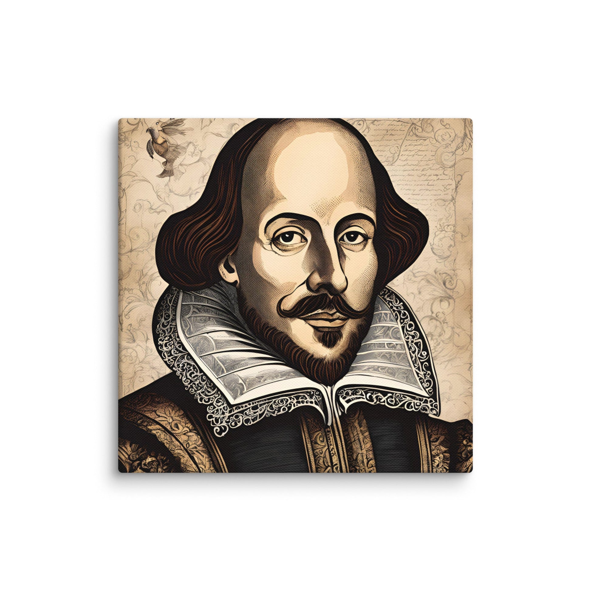 William Shakespeare Portait on Canvas - Concordia Style Boutique