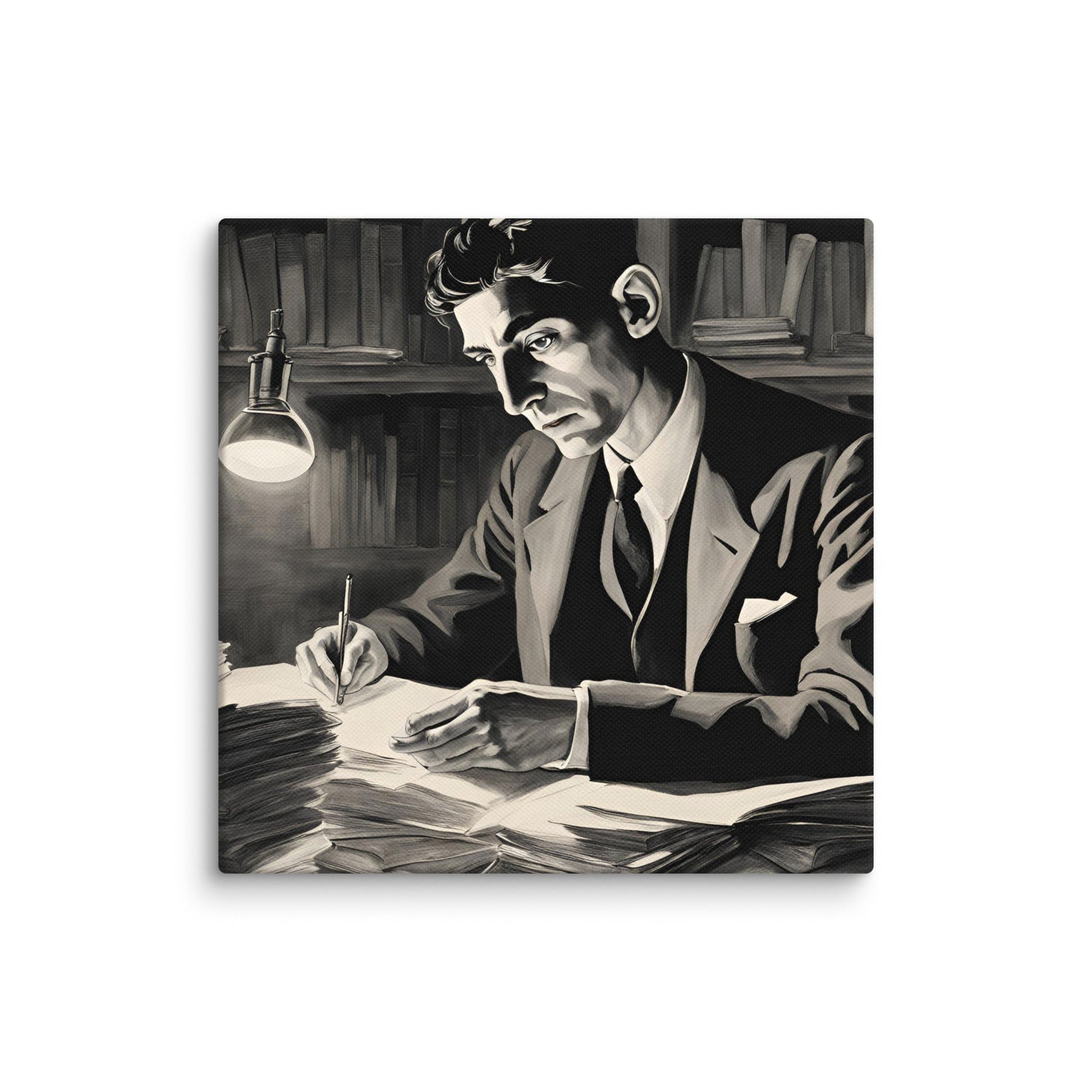 Franz Kafka Portait on Canvas - Concordia Style Boutique