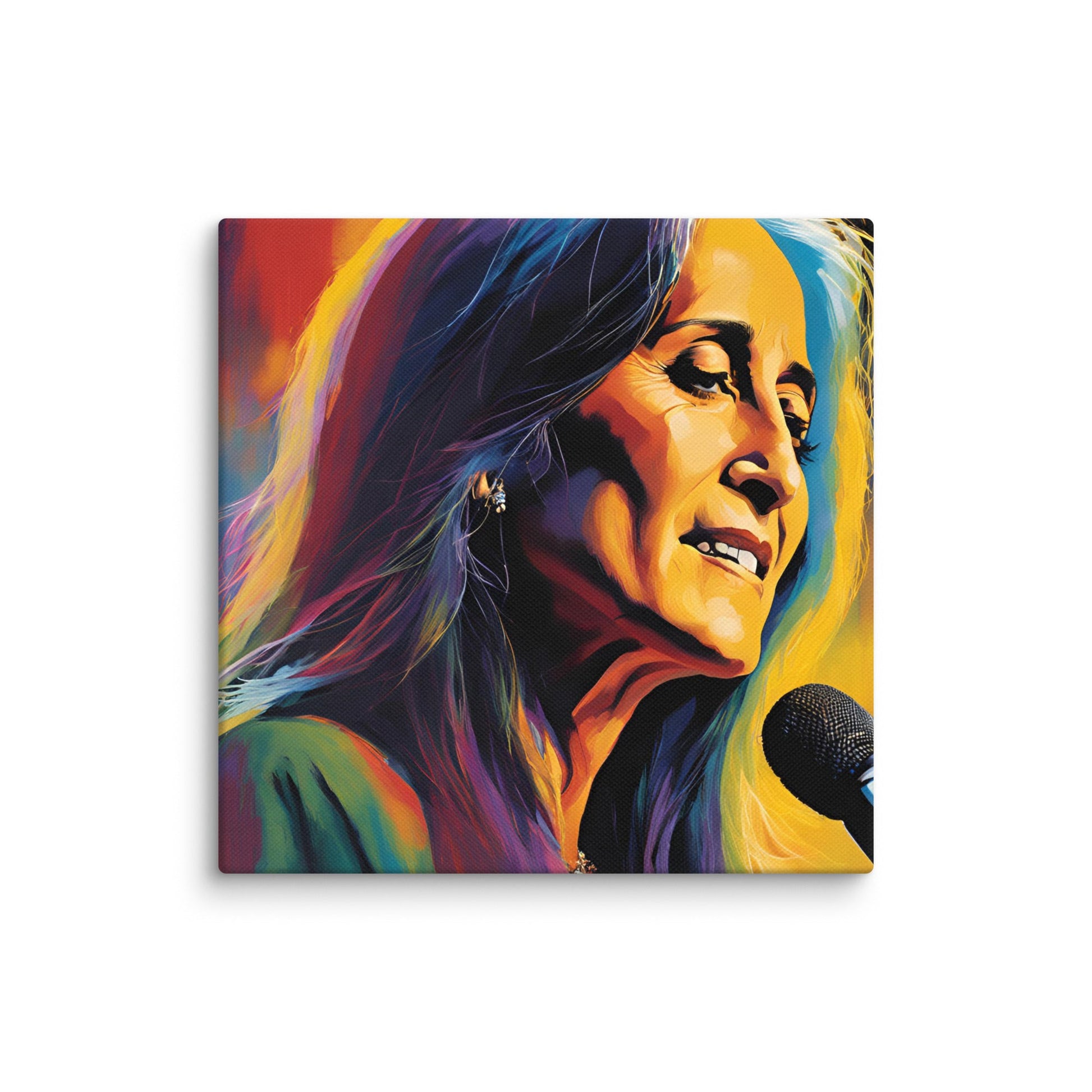 Joan Baez Portait on Canvas - Concordia Style Boutique