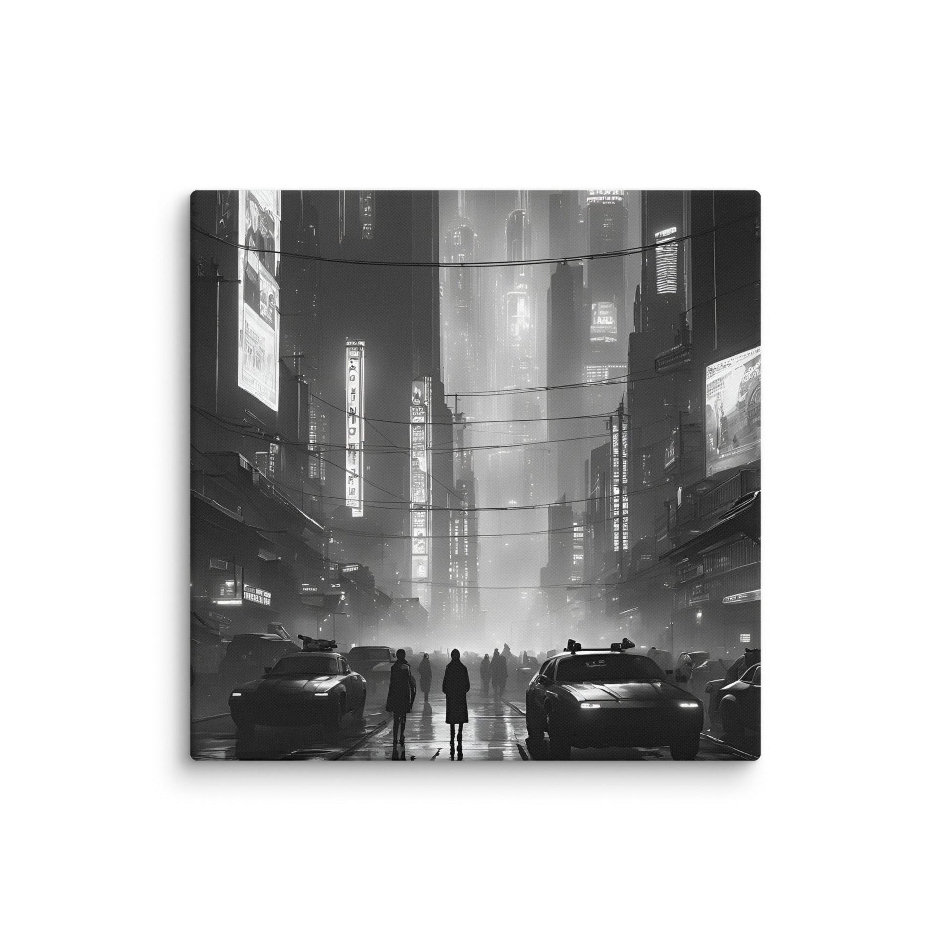 Synthwave City 14 Canvas - Concordia Style Boutique