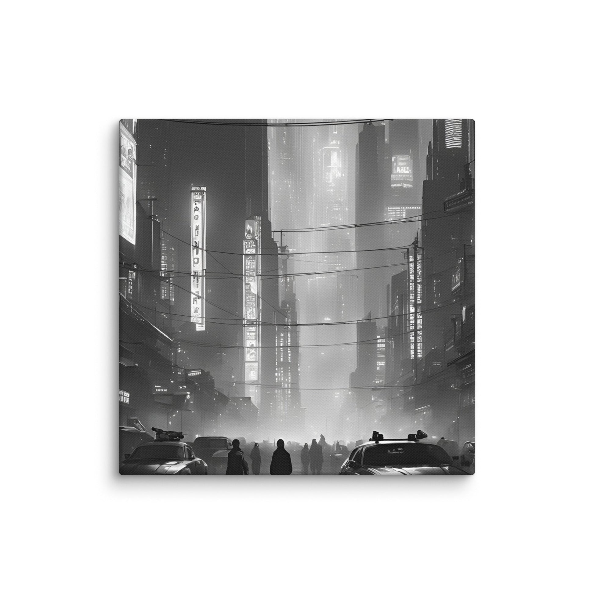 Synthwave City 14 Canvas - Concordia Style Boutique