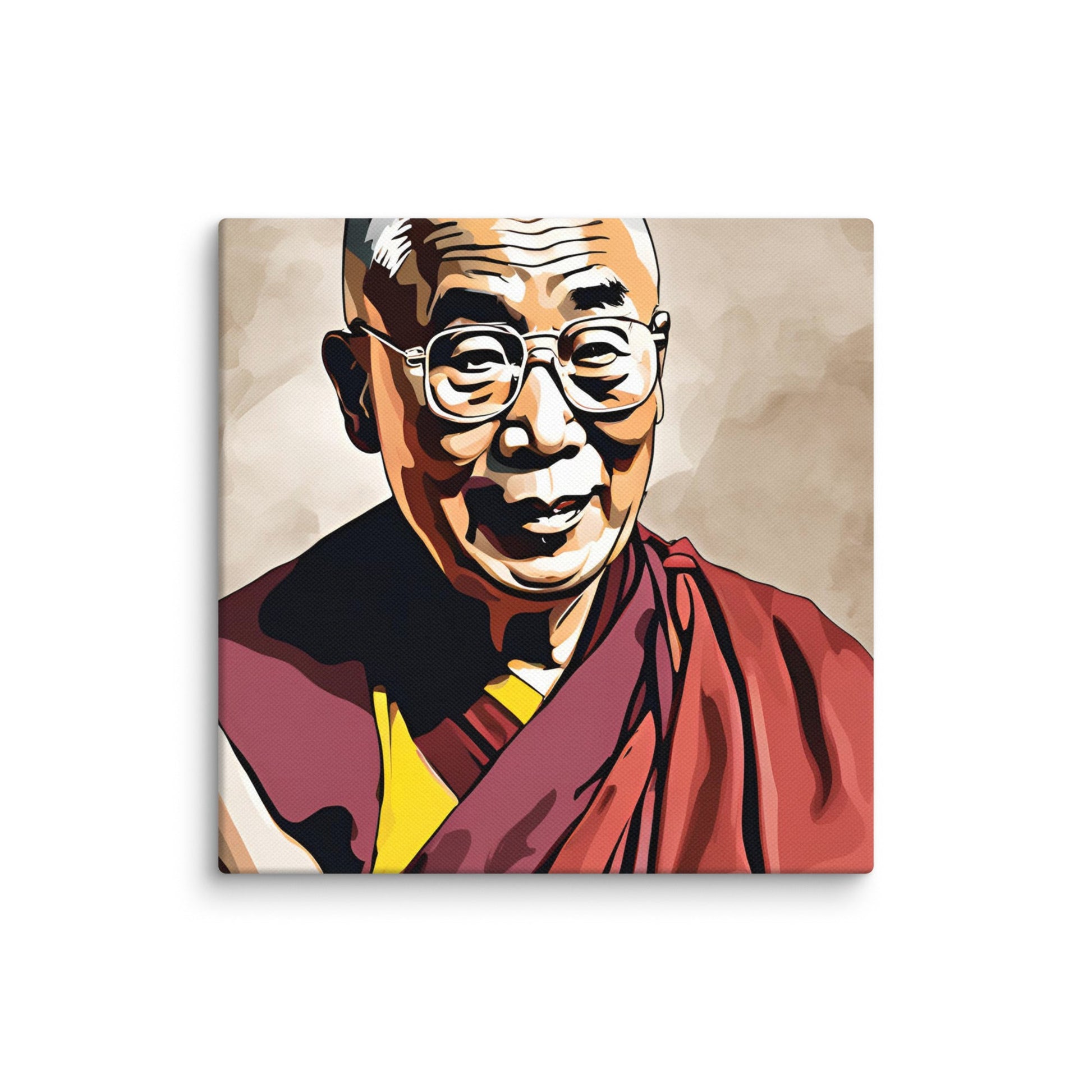 Dalai Lama Portait on Canvas - Concordia Style Boutique