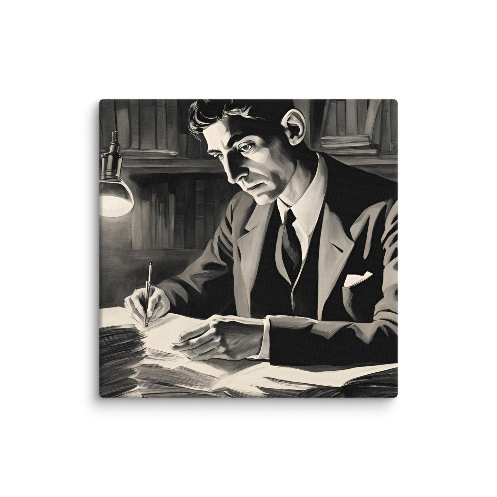 Franz Kafka Portait on Canvas - Concordia Style Boutique
