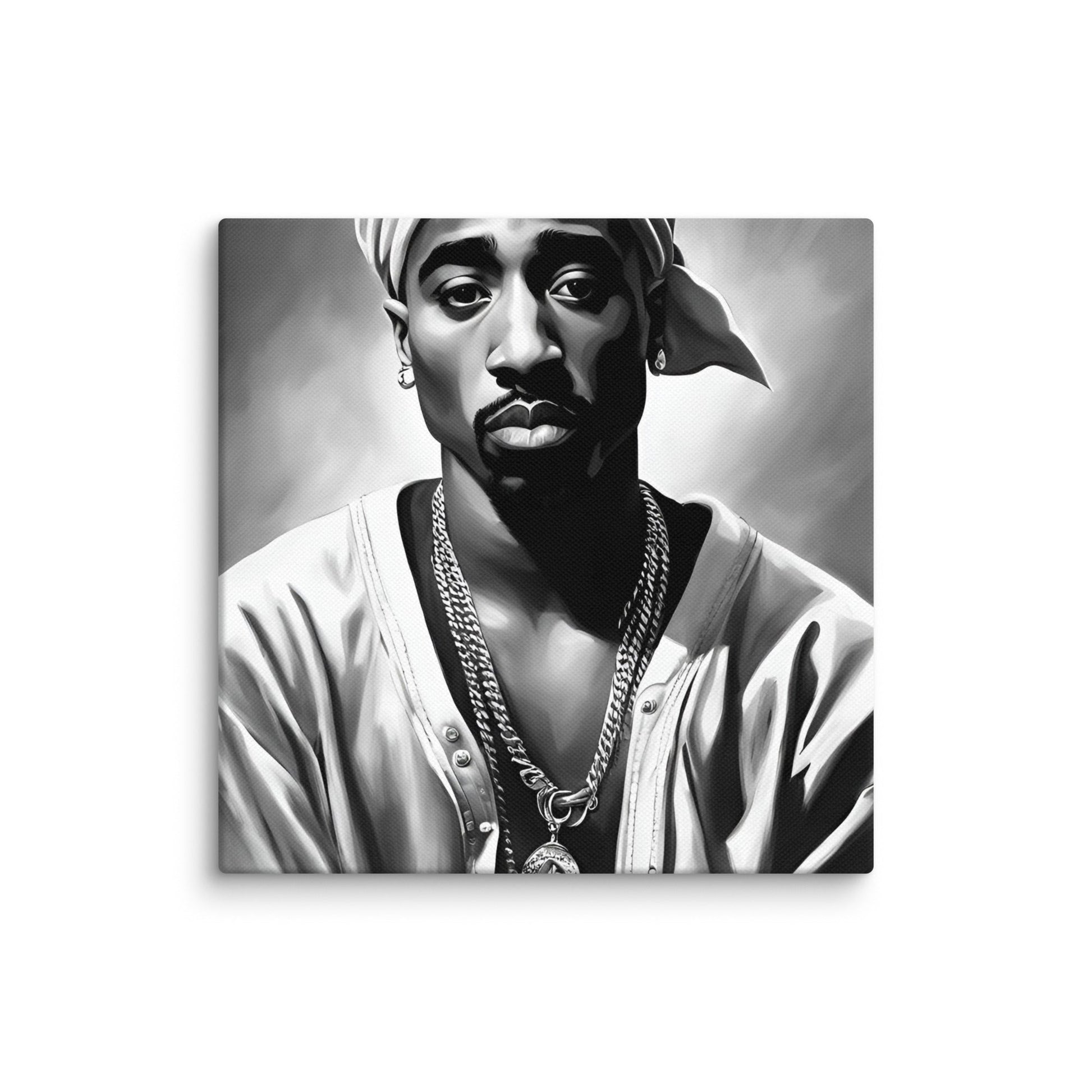 Tupac Portait on Canvas - Concordia Style Boutique