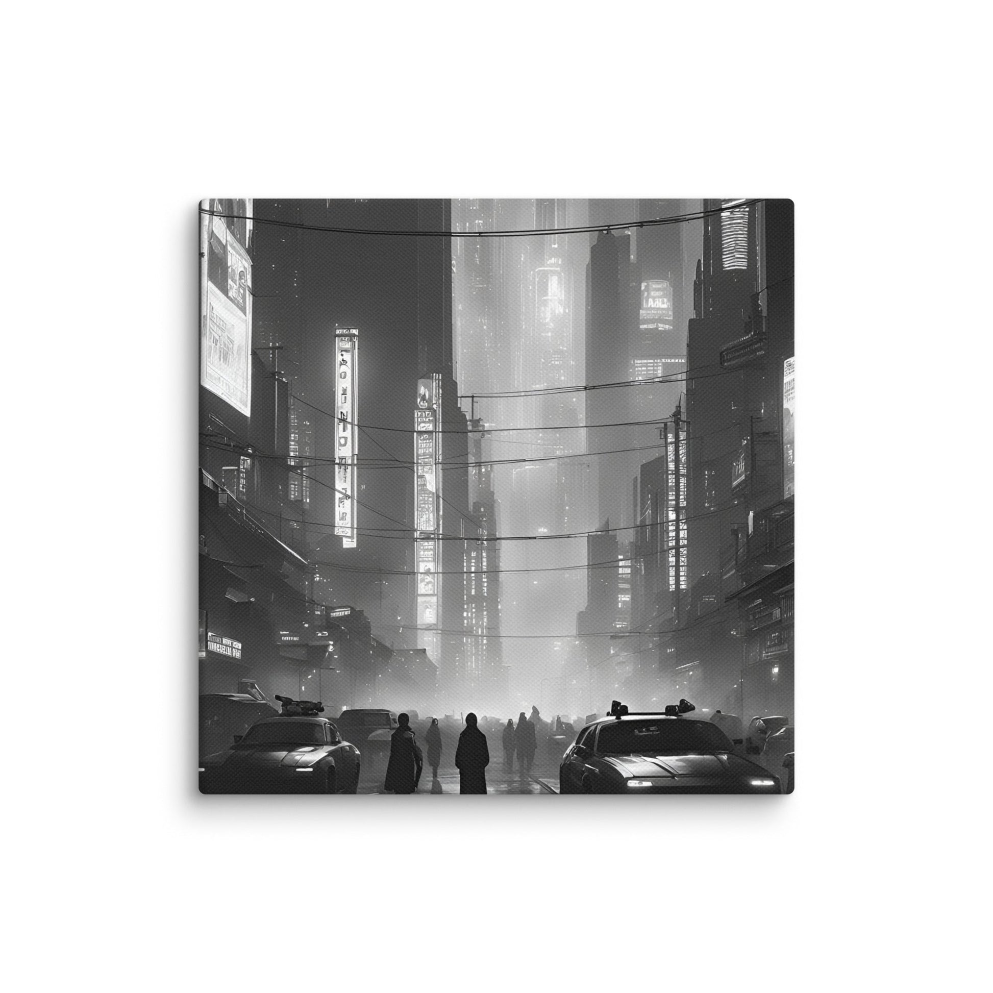 Synthwave City 14 Canvas - Concordia Style Boutique