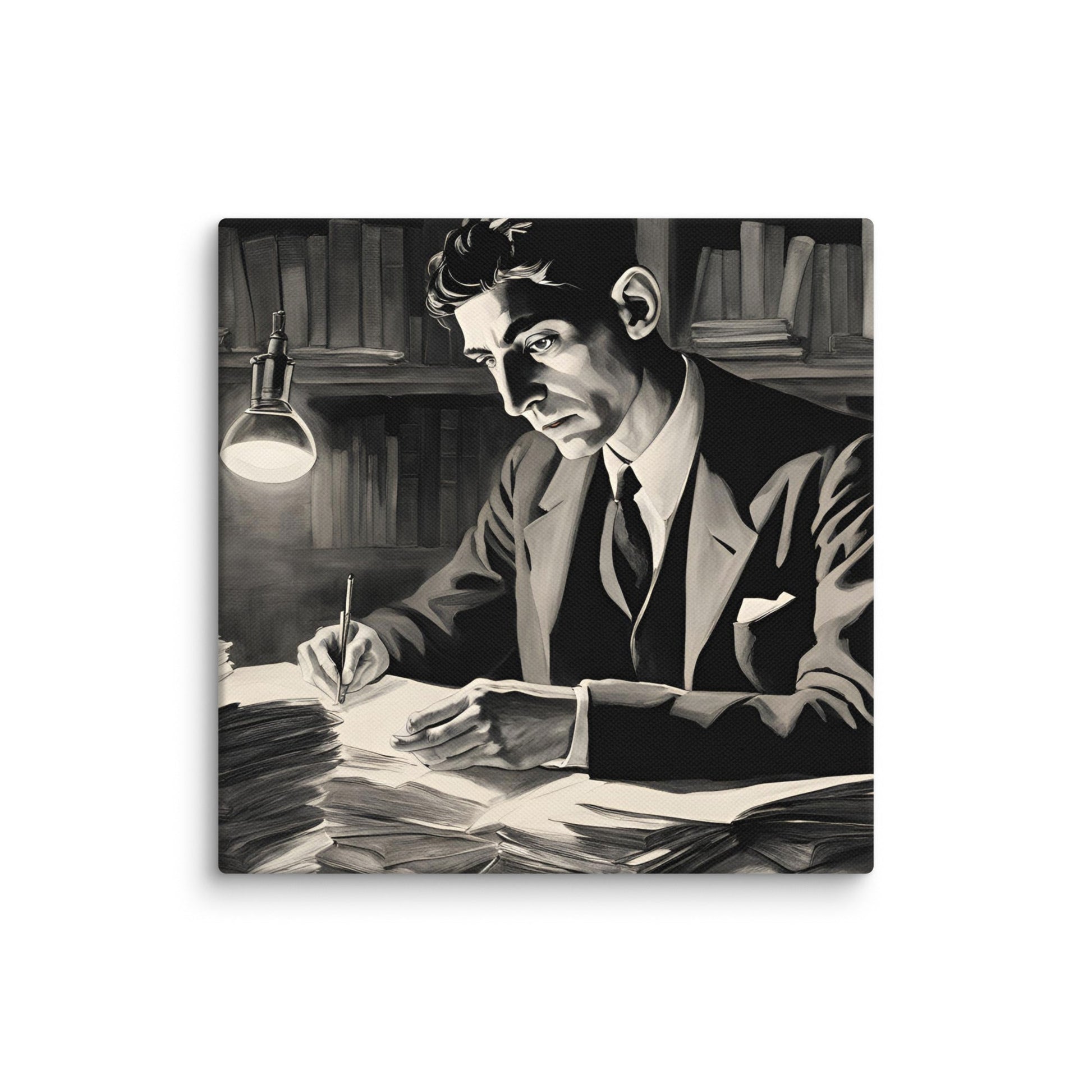 Franz Kafka Portait on Canvas - Concordia Style Boutique