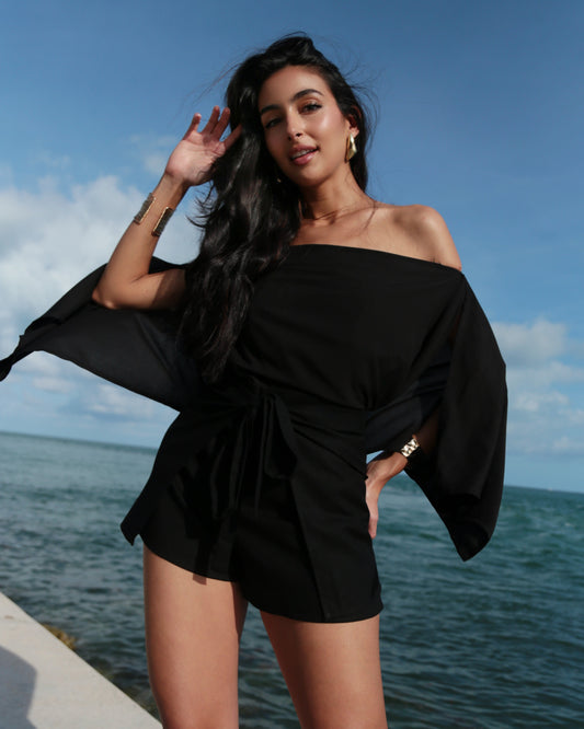 Pocket Wrap Short - Linen - Concordia Style Boutique