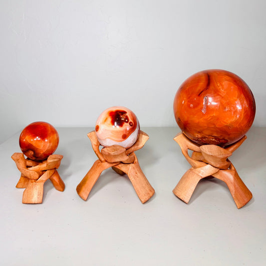 Carnelian Agate Sphere