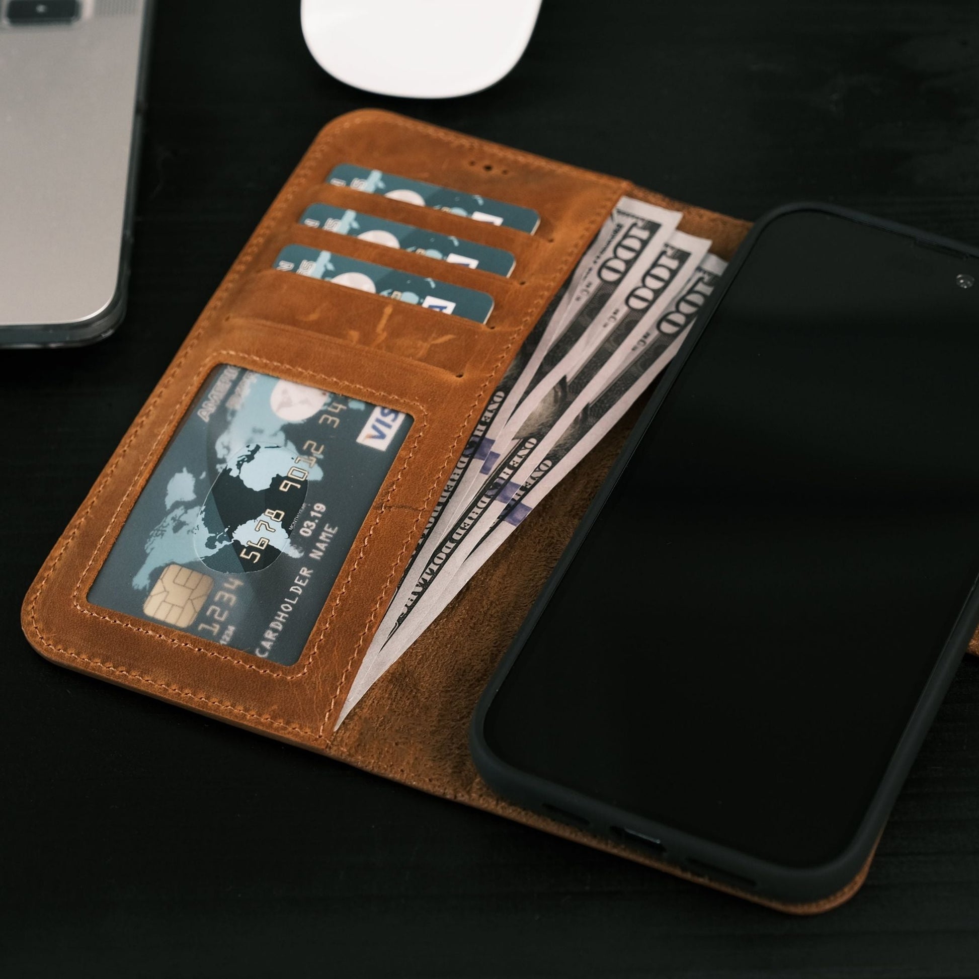 Casper Leather iPhone 15 Series Wallet Case - Concordia Style Boutique